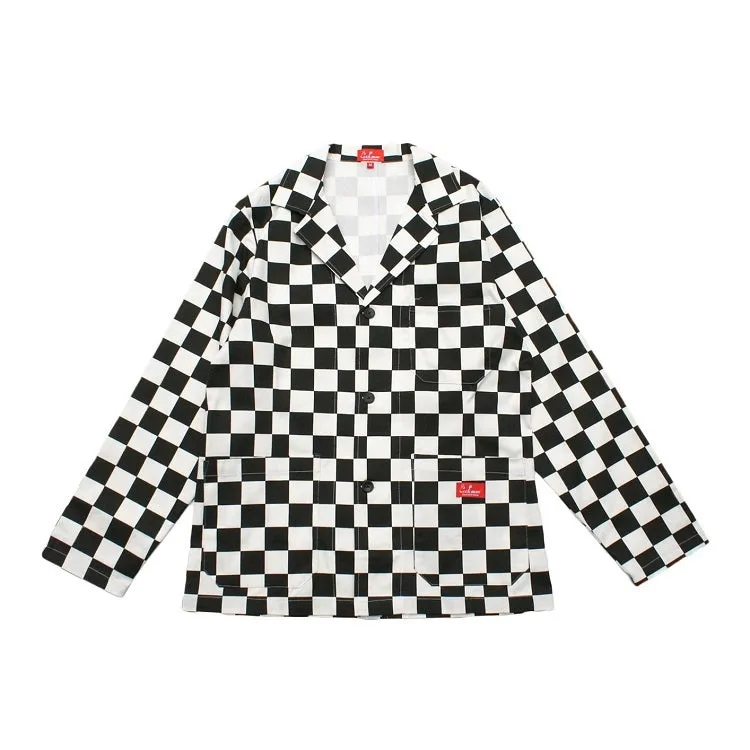 Cookman Lab Jacket - Checker : Black