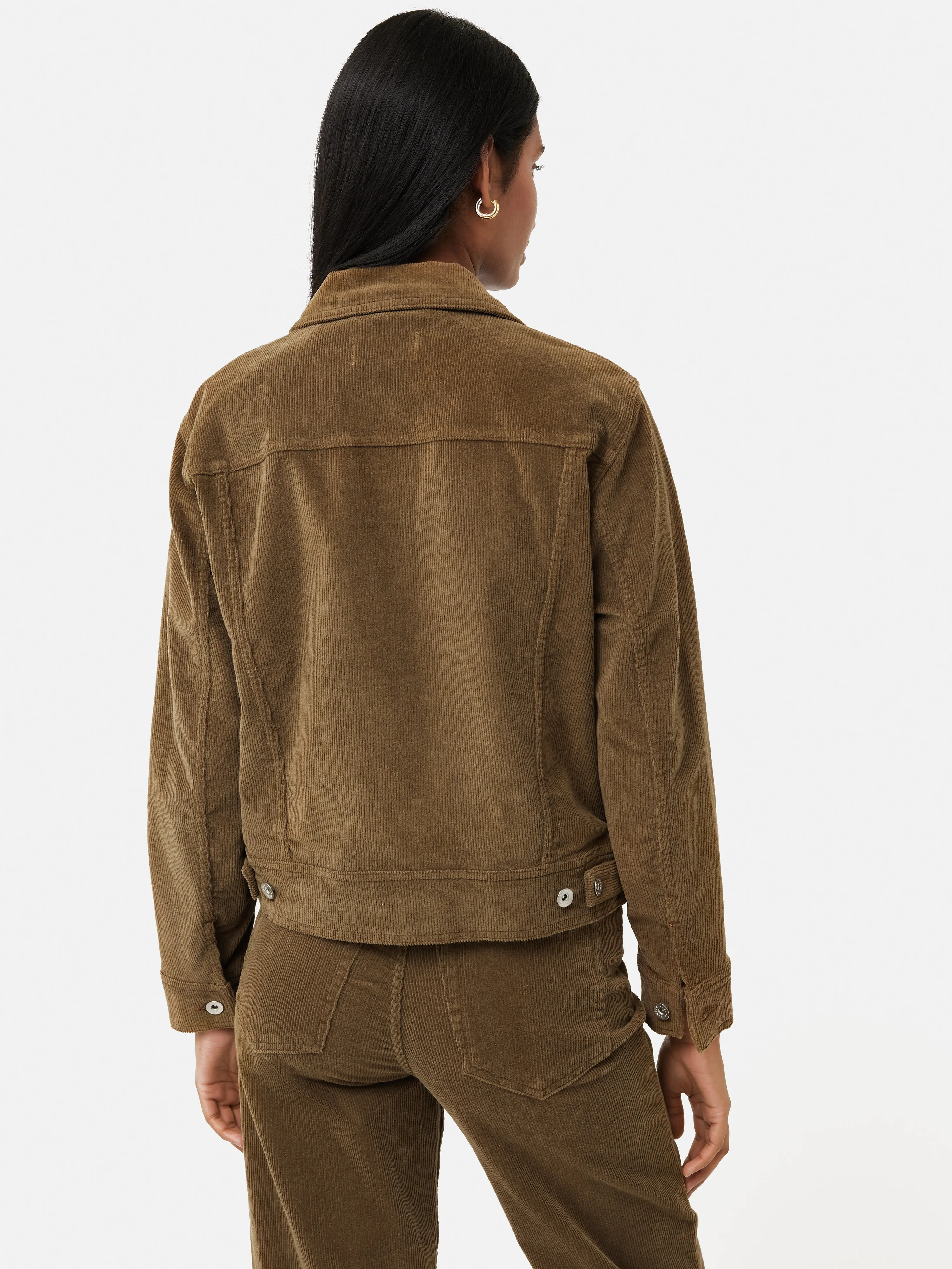 Cord Trucker Jacket | Khaki