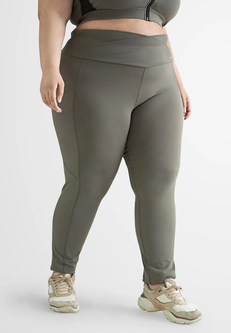 Energy Cross Over Waist Active Leggings