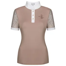 FairPlay Cecile Short Sleeve Shirt TAUPE ROSE GOLD