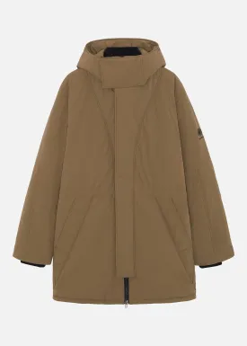 FILLED PARKA MID BROWN