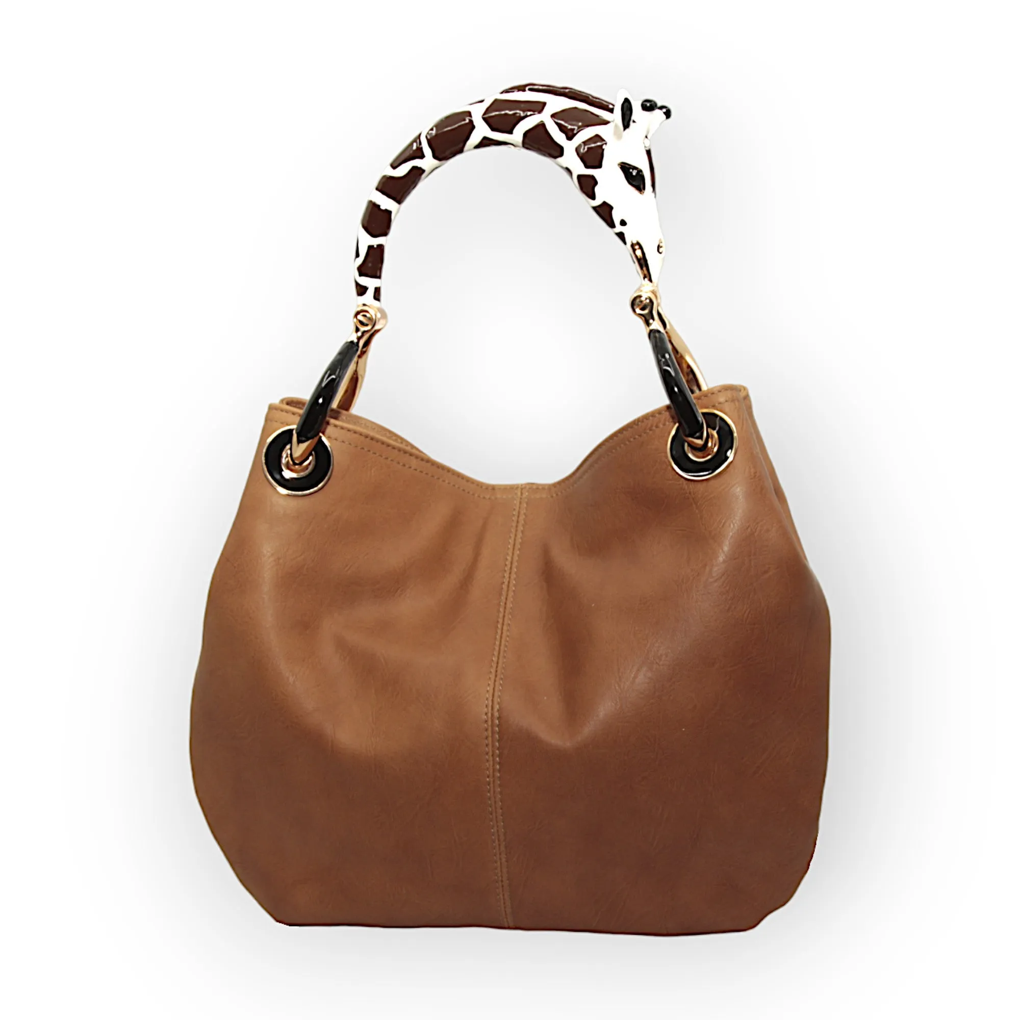 GIRAFFE SMALL HANDBAG IN HIGHT QUALITY LEATHER