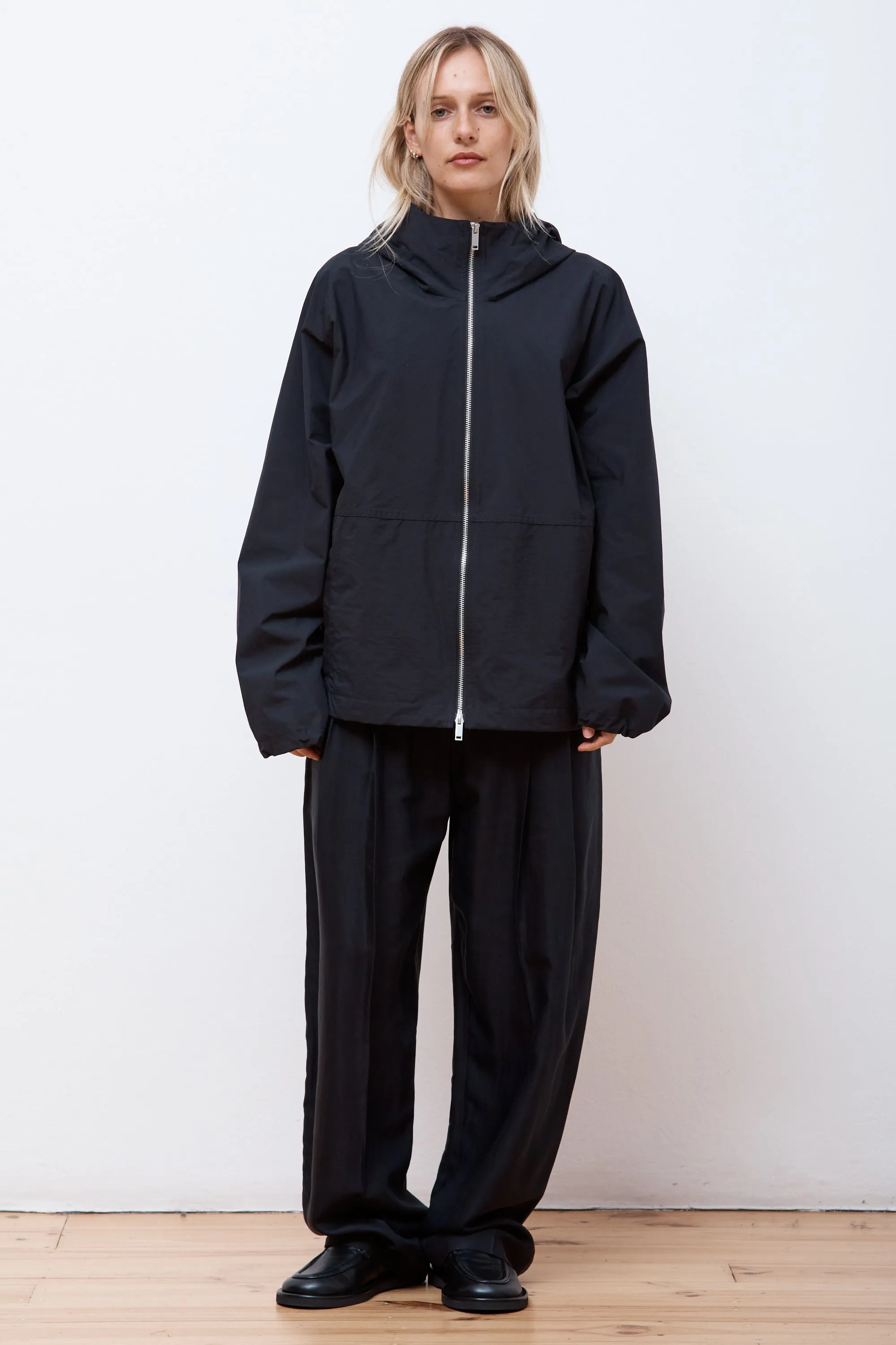 Godwin Hooded Anorak Darkest Navy