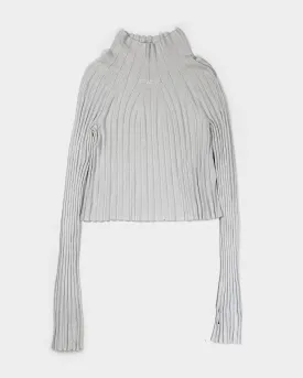 Helmut Lang White Anatomical Knitwear 2000's