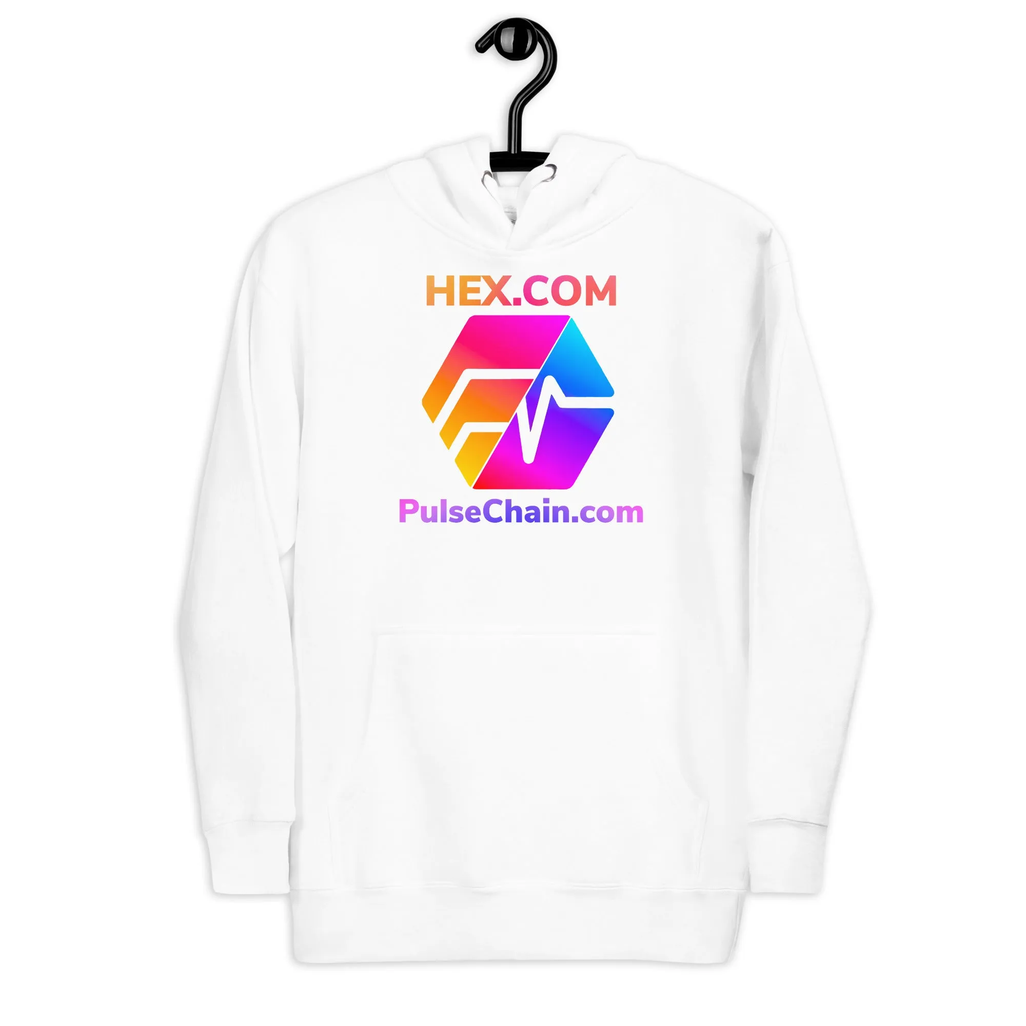 HEX.COM/PulseChain.com Unisex Premium Hoodie