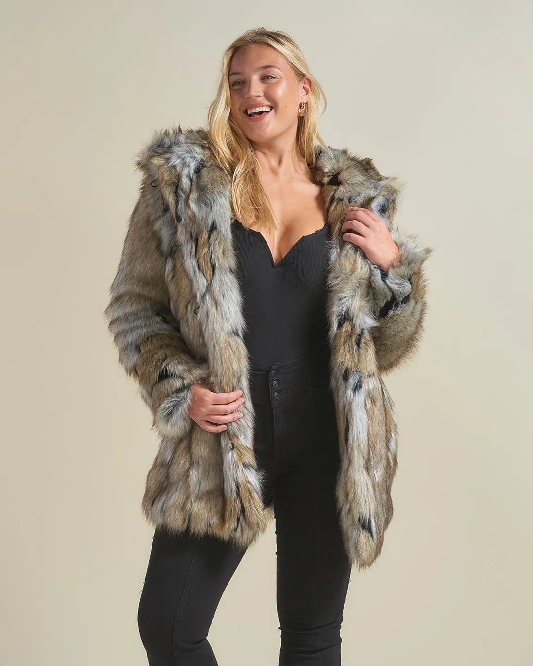 Hooded Women's Faux Fur Coat | Wolverine