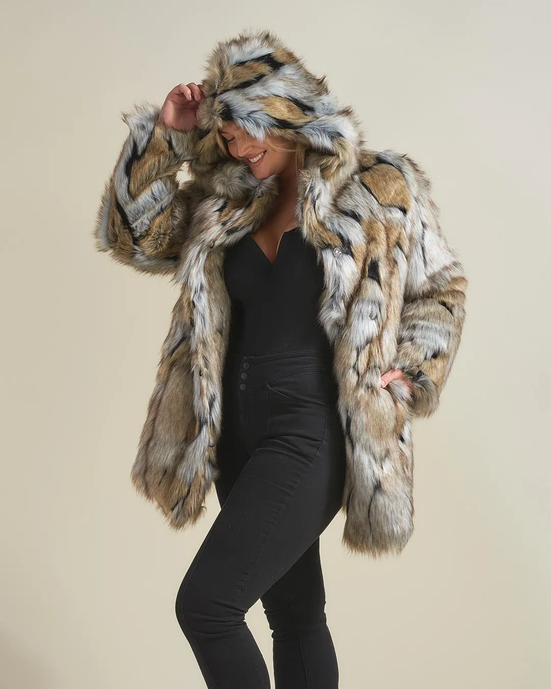 Hooded Women's Faux Fur Coat | Wolverine