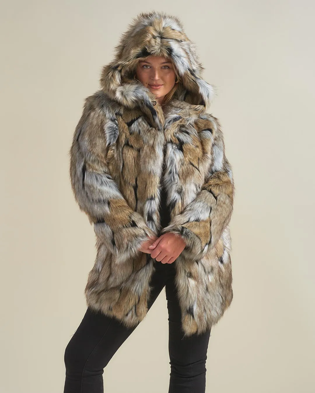 Hooded Women's Faux Fur Coat | Wolverine