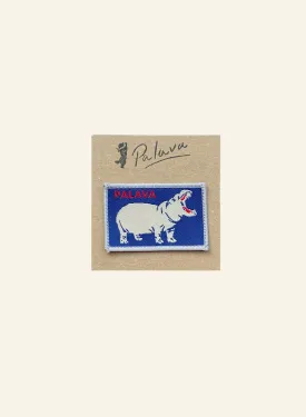 Iron-On Patch - Hippopotamus