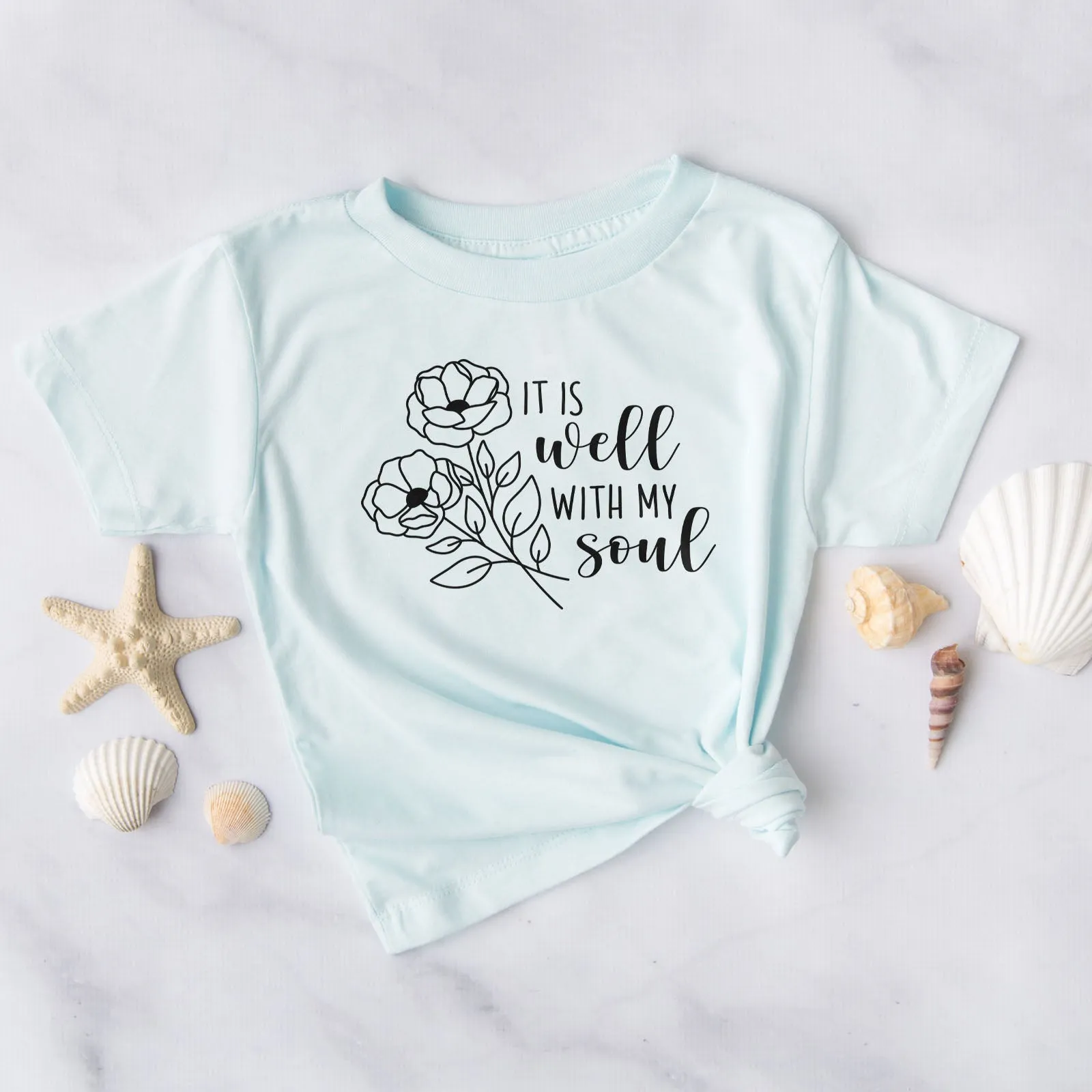 It Is Well With My Soul - Flowers Tee