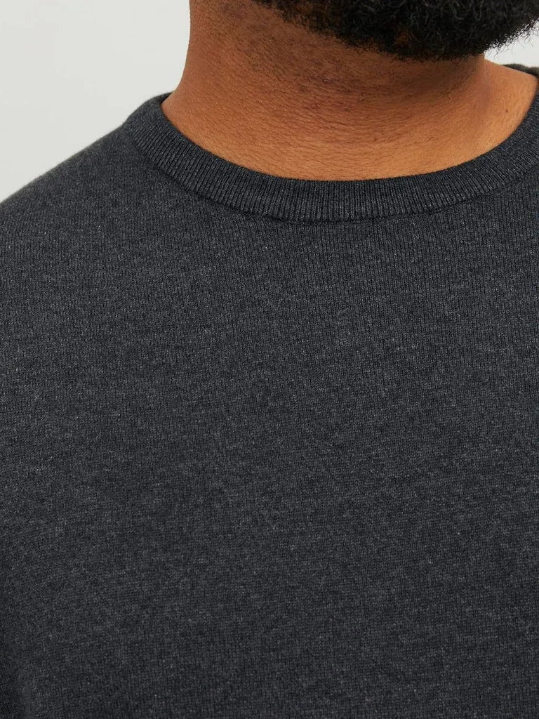 Jack & Jones Classic Crew Neck Grey Knit Grey