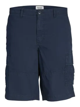 Jack & Jones Cole Relaxed Fit Cargo Shorts-NAVY BLAZER