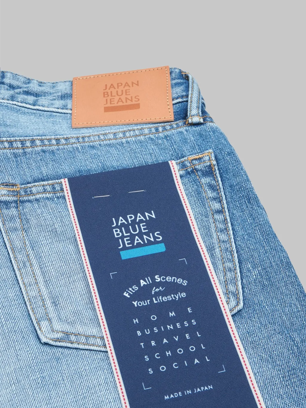 Japan Blue J304 12.5oz Africa cotton Stonewashed Straight Jeans