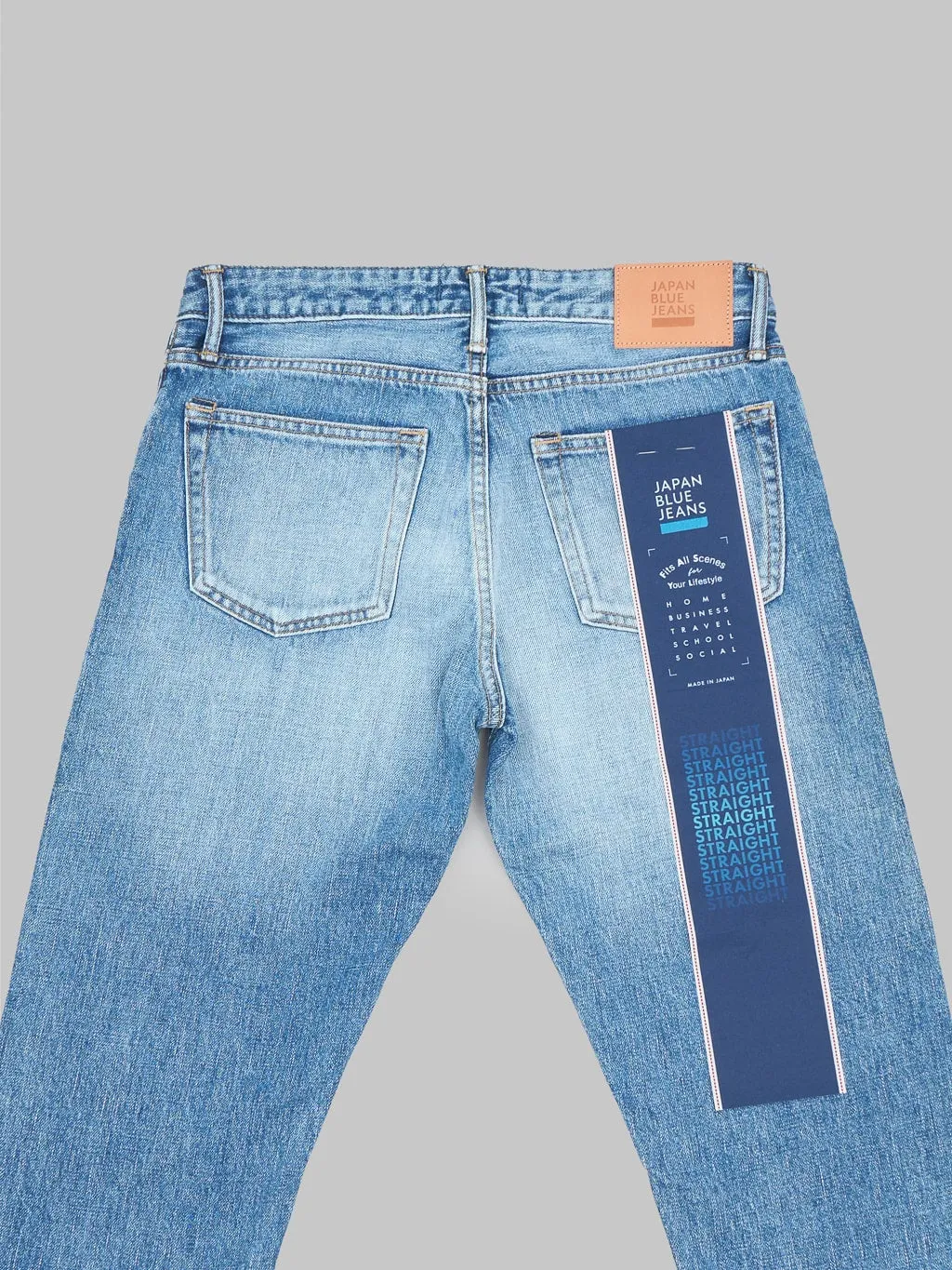 Japan Blue J304 12.5oz Africa cotton Stonewashed Straight Jeans