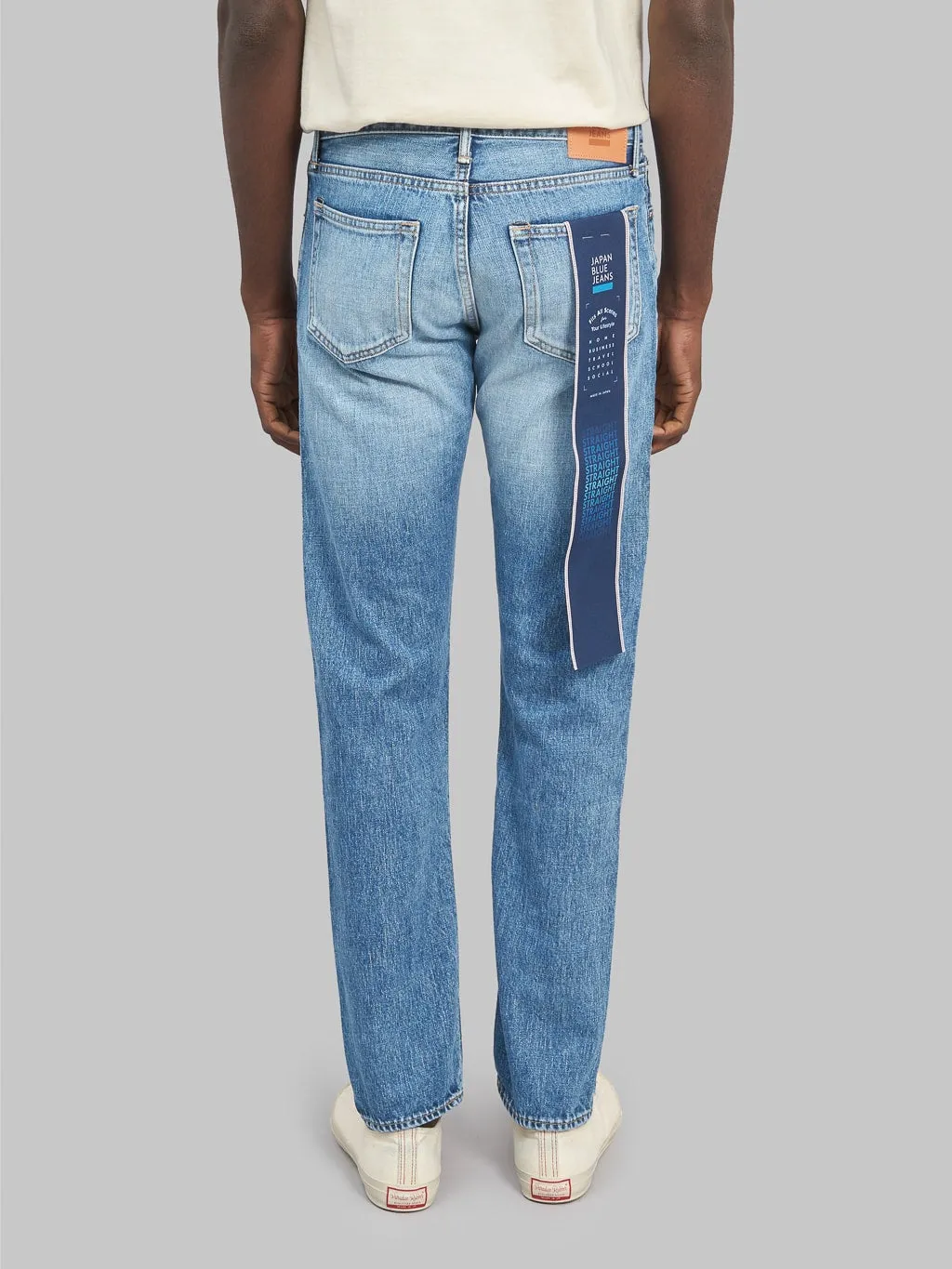 Japan Blue J304 12.5oz Africa cotton Stonewashed Straight Jeans