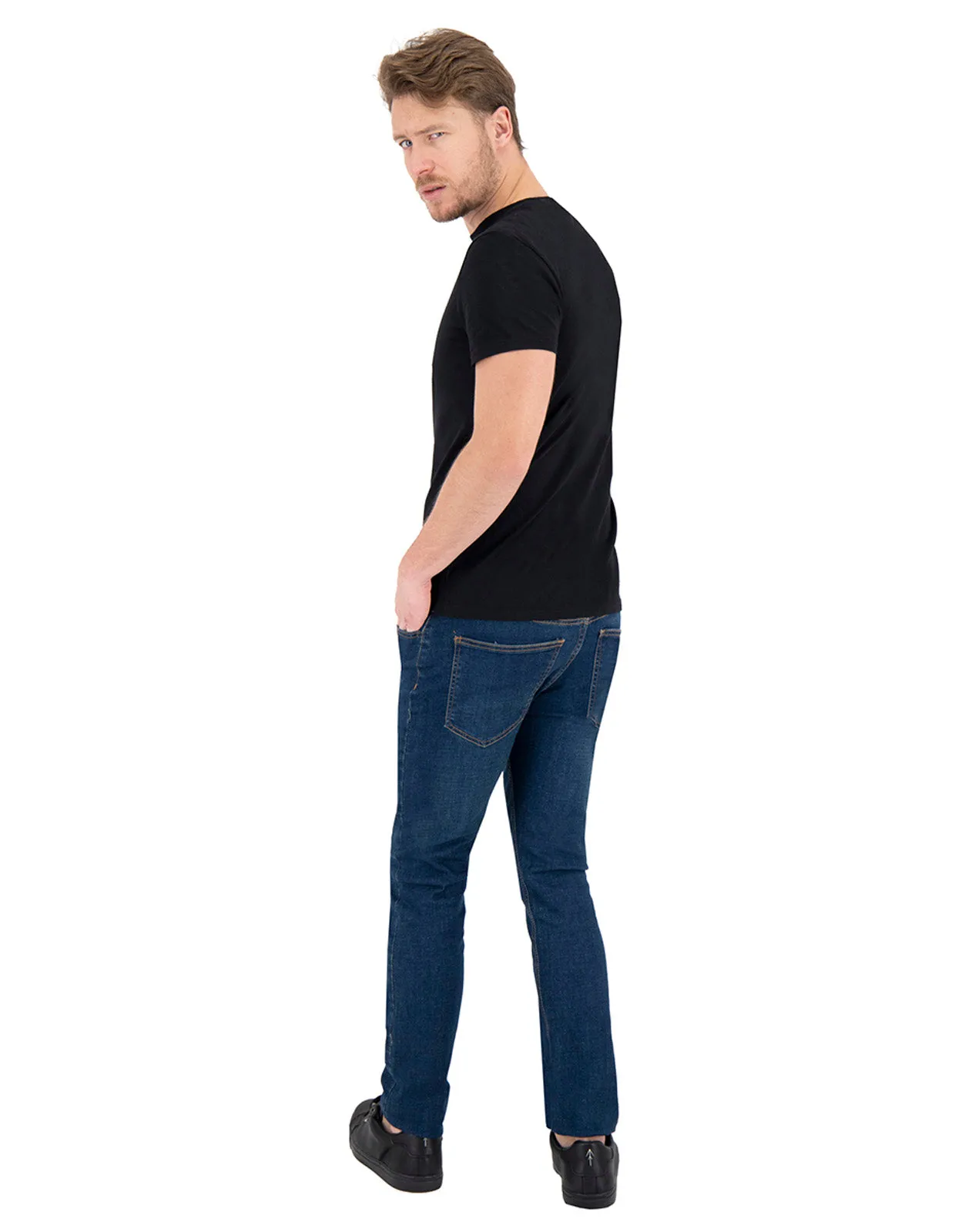 Jeans de Mezclilla Slim Fit - Marcus