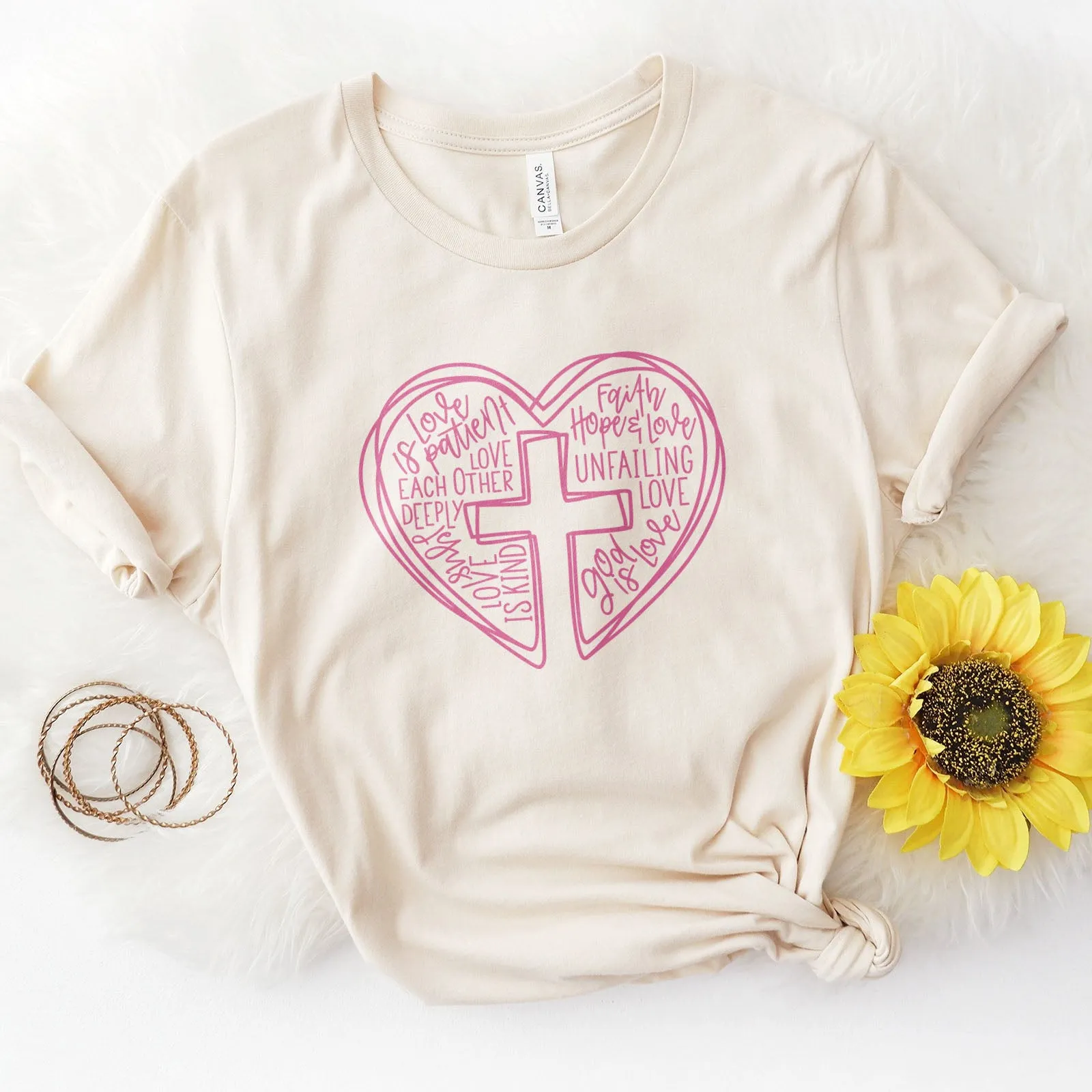 Jesus is Love - Heart Tee