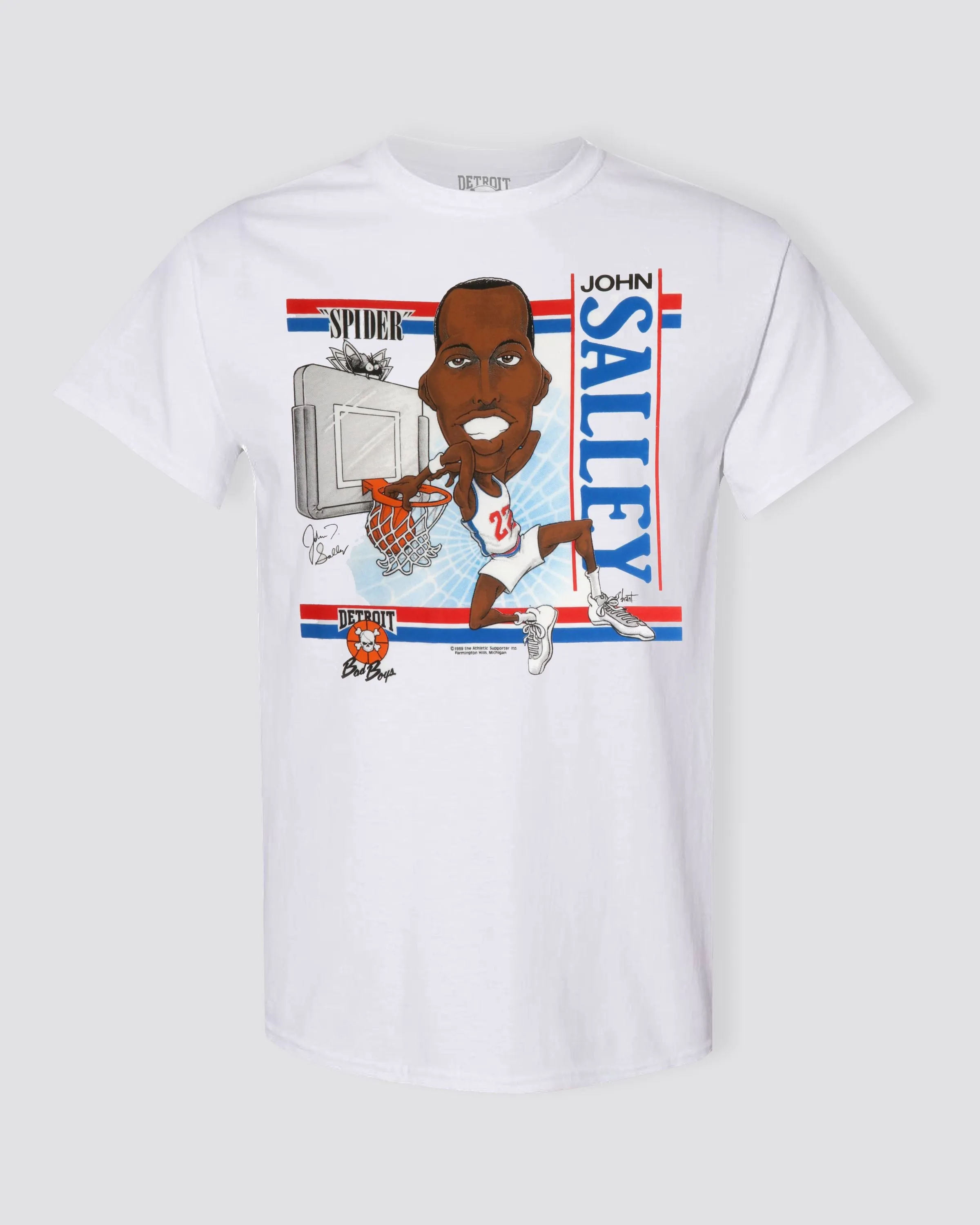 John "The Spider" Salley Caricature T-Shirt