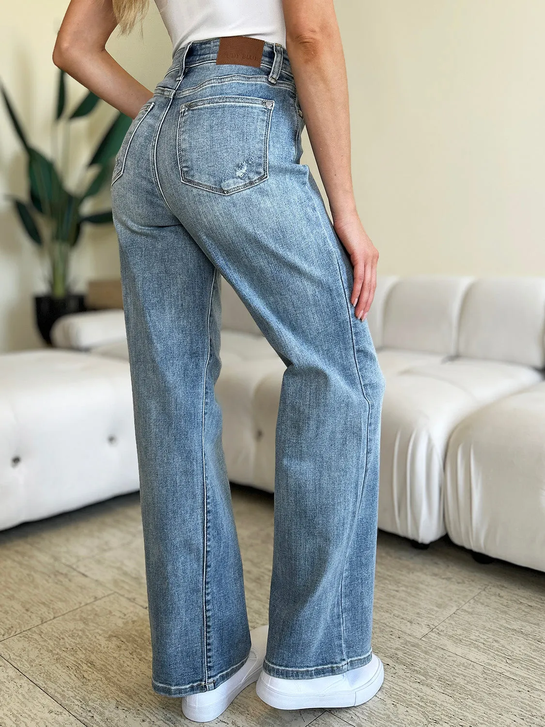 Judy Blue, High Waisted Straight Leg Jeans