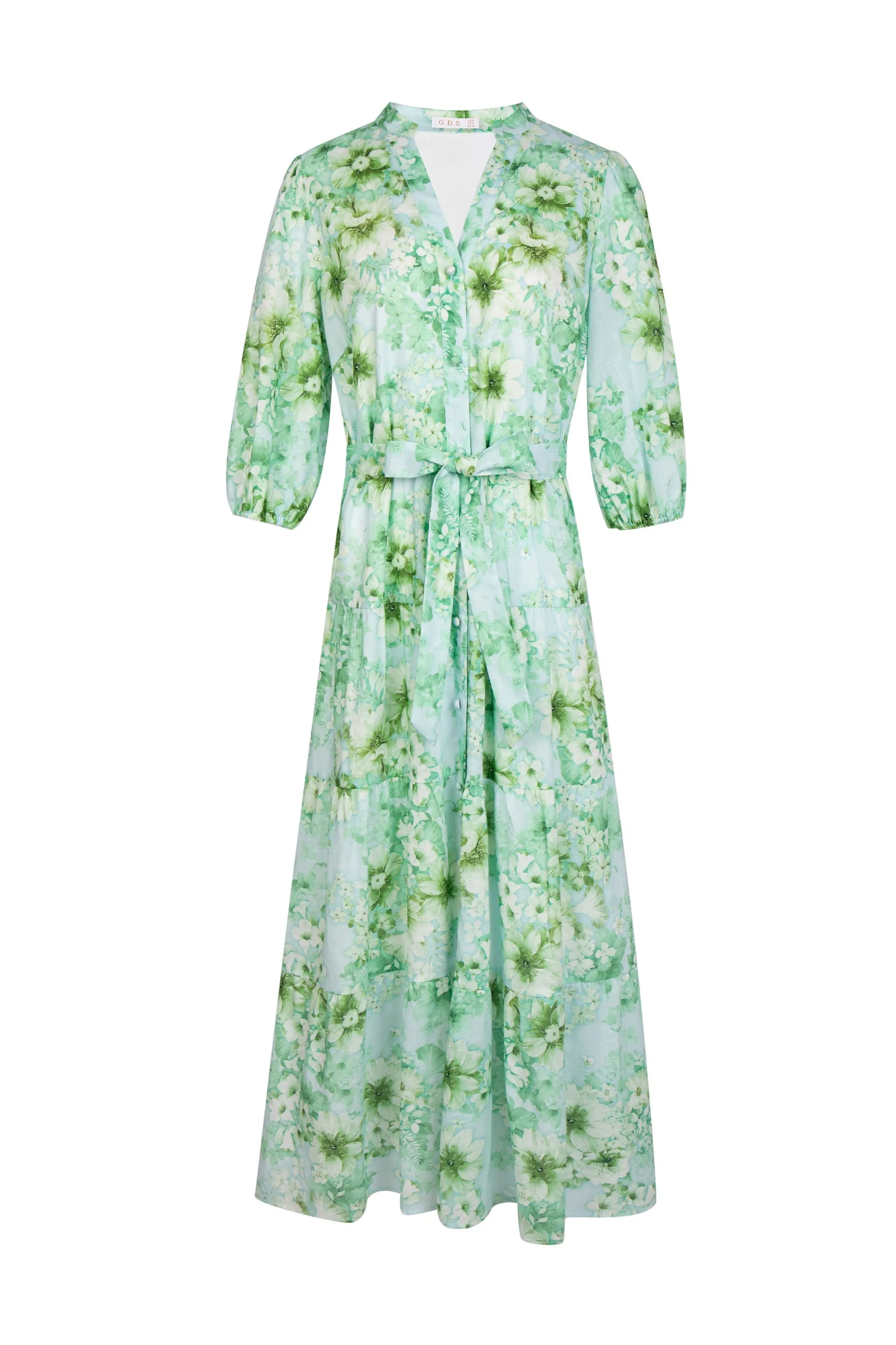 Liat Floral Dress - Green - GDS