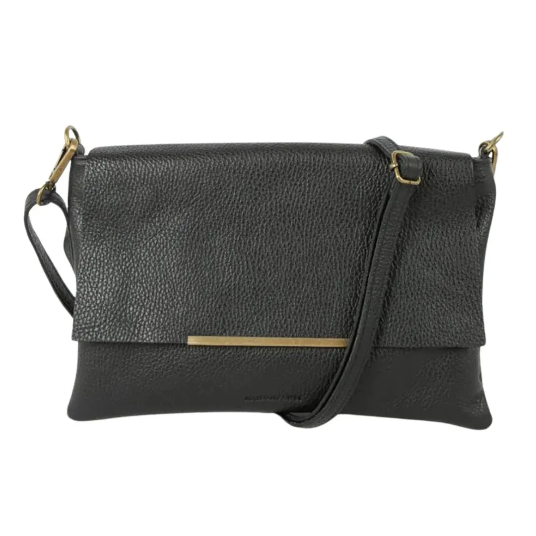 MAISON FANLI - Leather Crossbody - NOIR