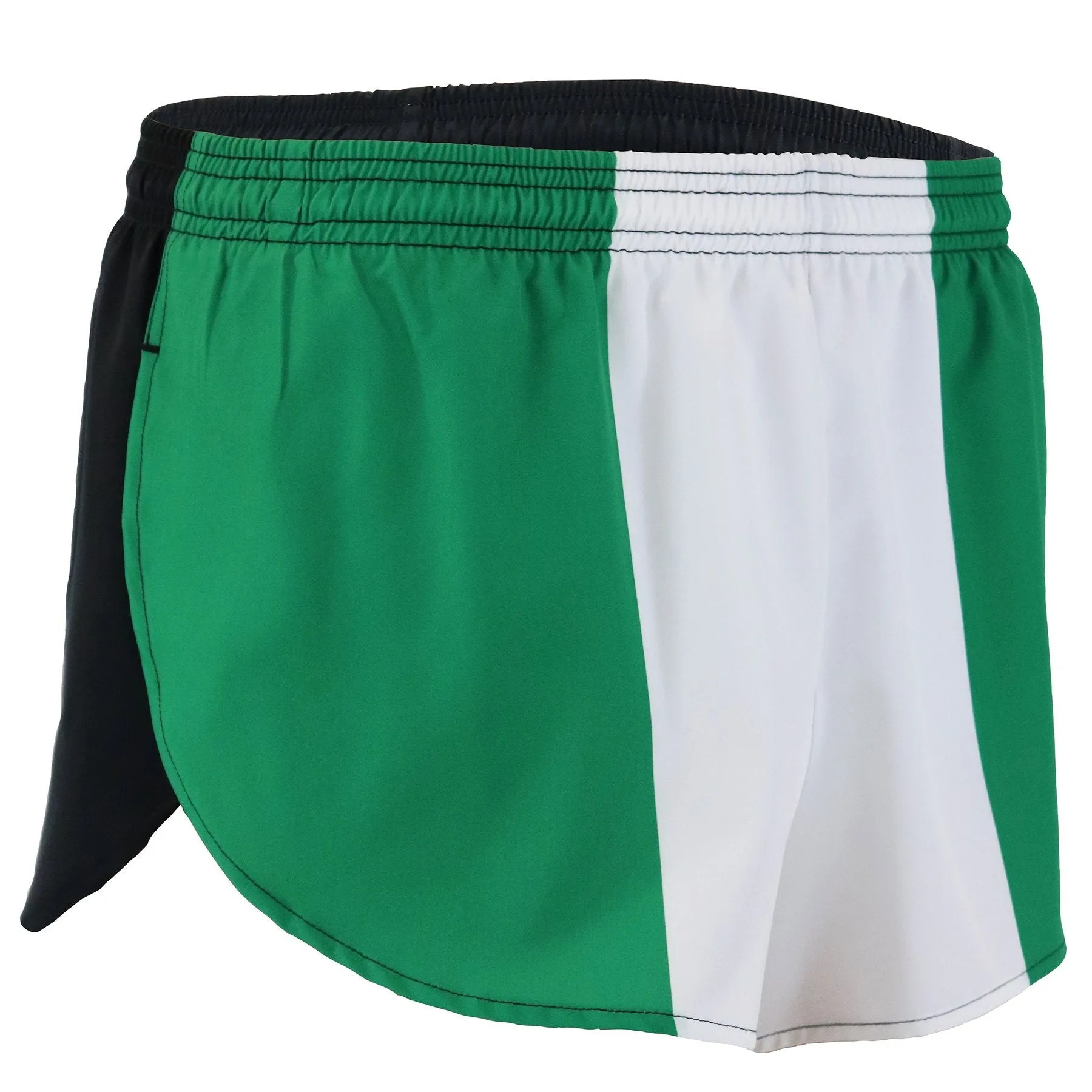 Men's 1" Elite Split Shorts- Nigeria