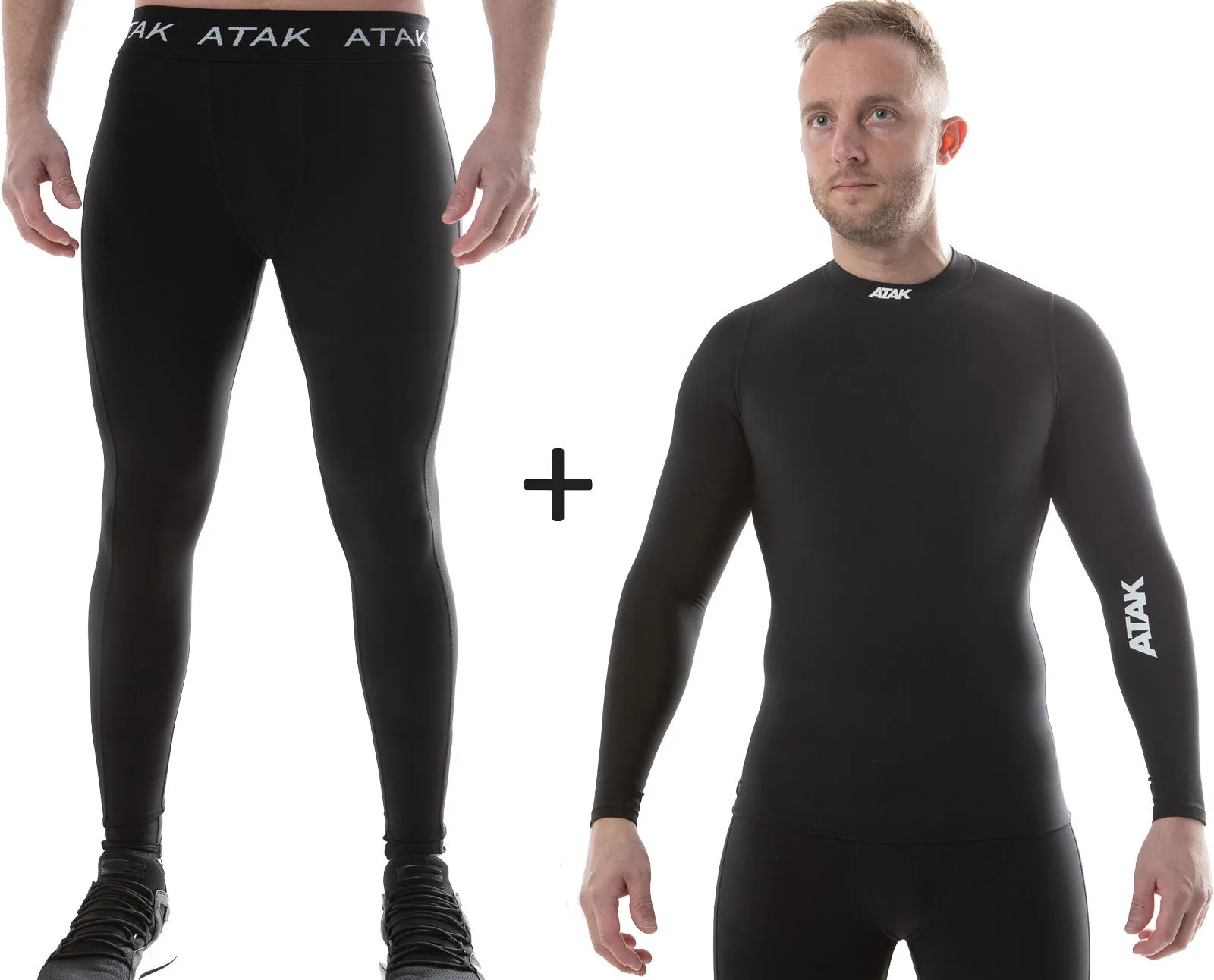 Men's ATAK Sports Compression Thermal Base Layer COMBO