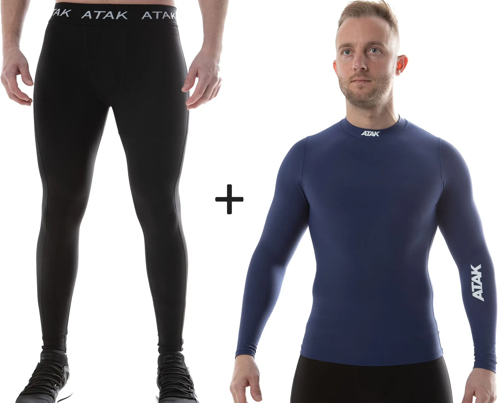 Men's ATAK Sports Compression Thermal Base Layer COMBO