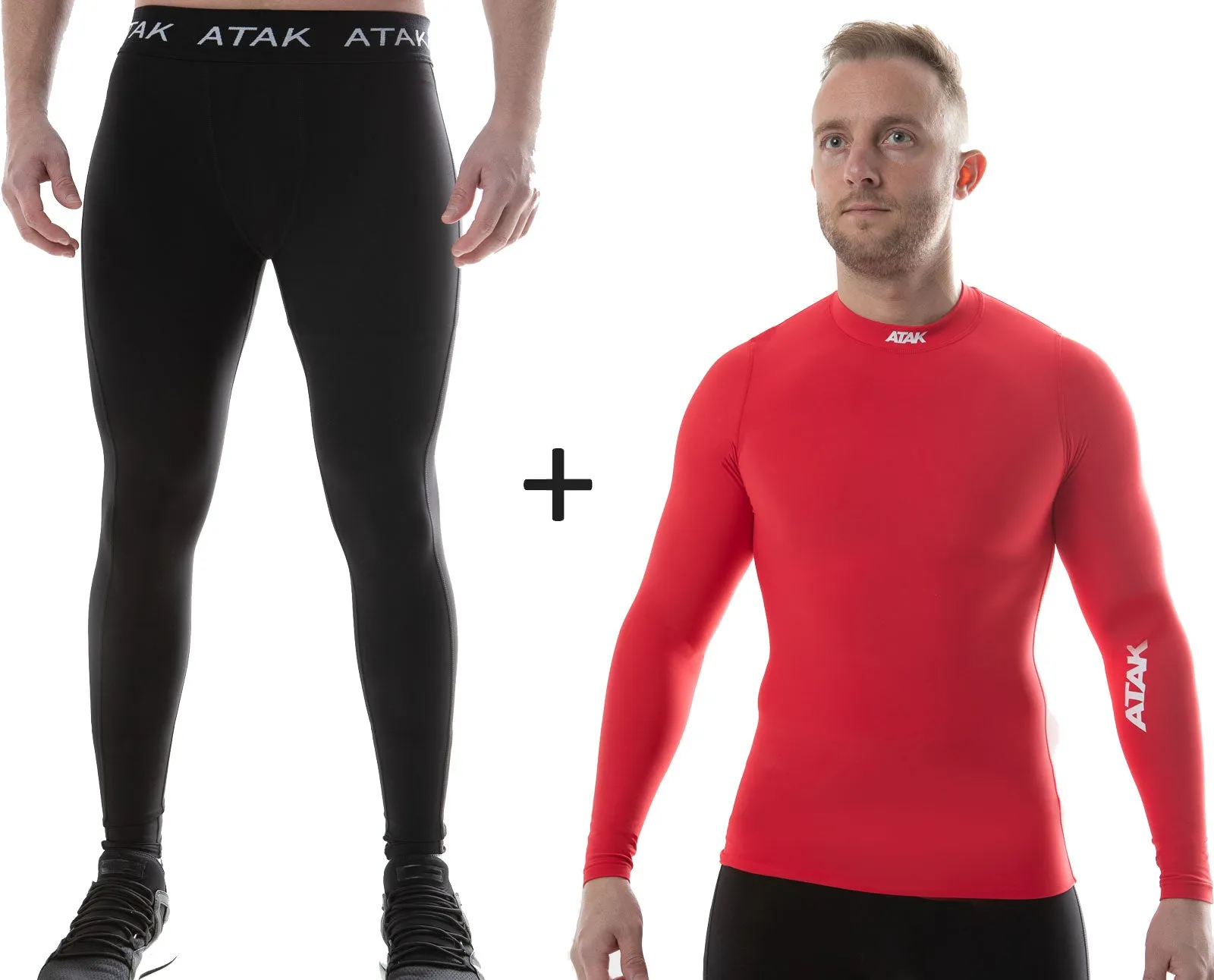 Men's ATAK Sports Compression Thermal Base Layer COMBO