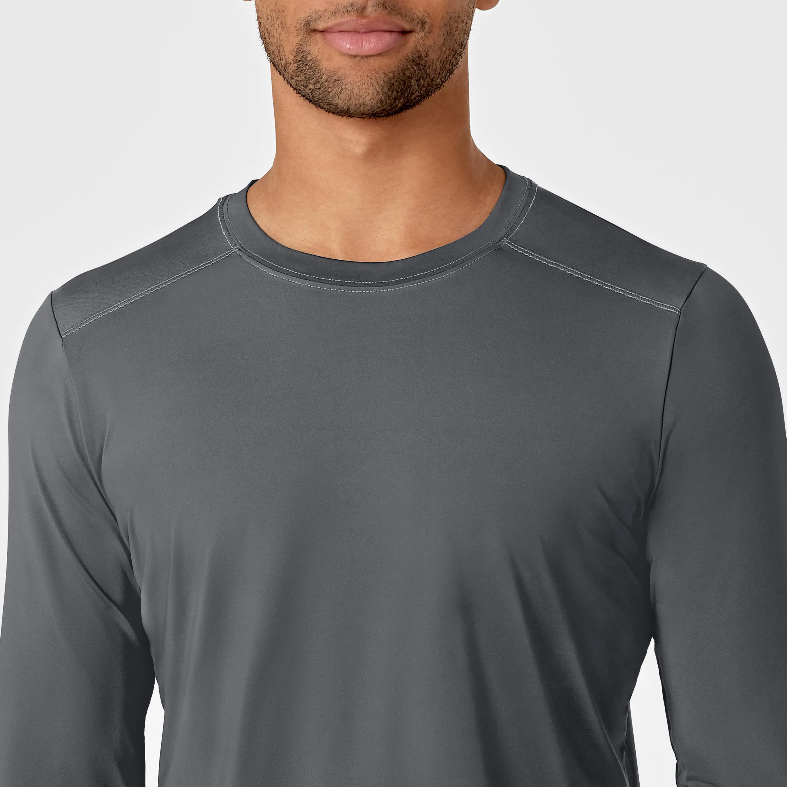 Men's Performance Long Sleeve Tee - Pewter