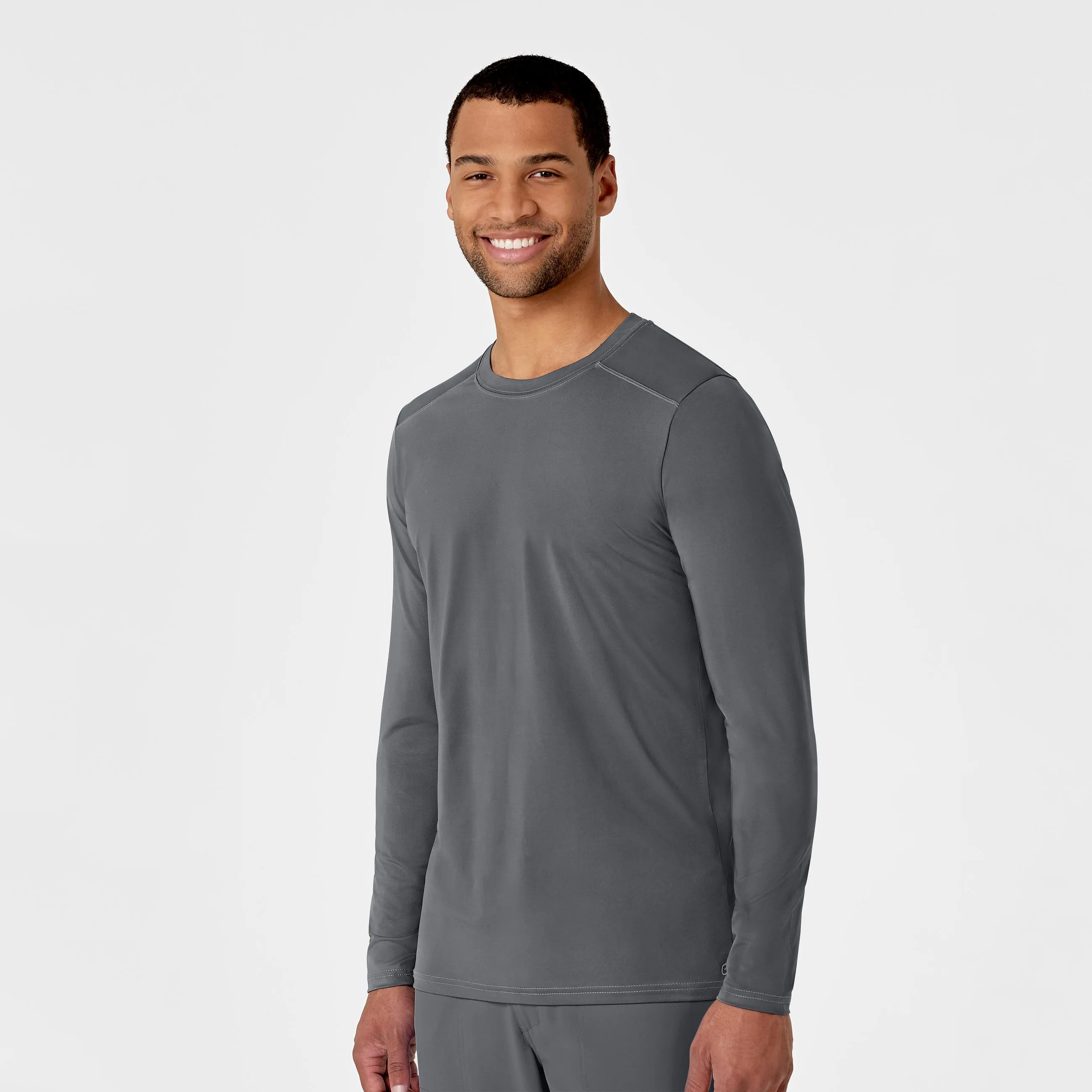 Men's Performance Long Sleeve Tee - Pewter