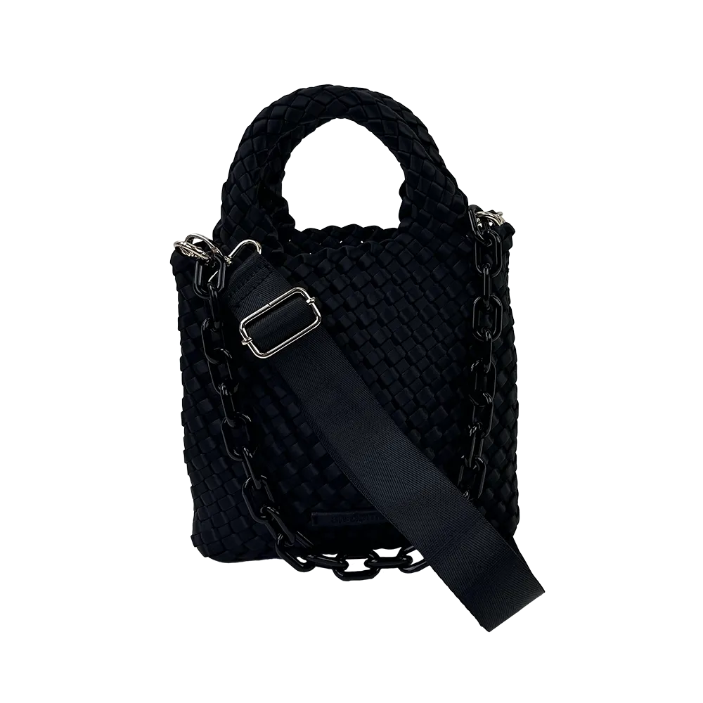 Mia Woven Satin Crossbody Bag