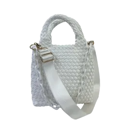 Mia Woven Satin Crossbody Bag