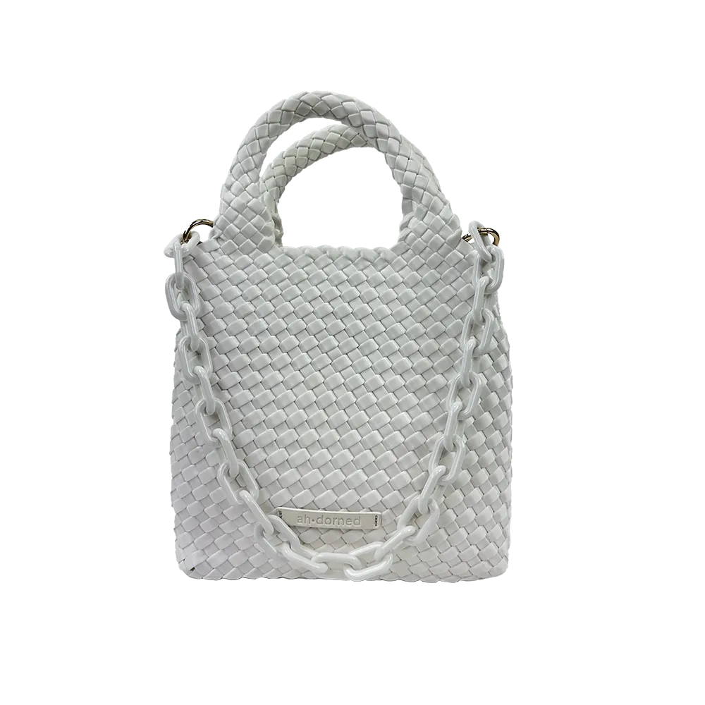 Mia Woven Satin Crossbody Bag