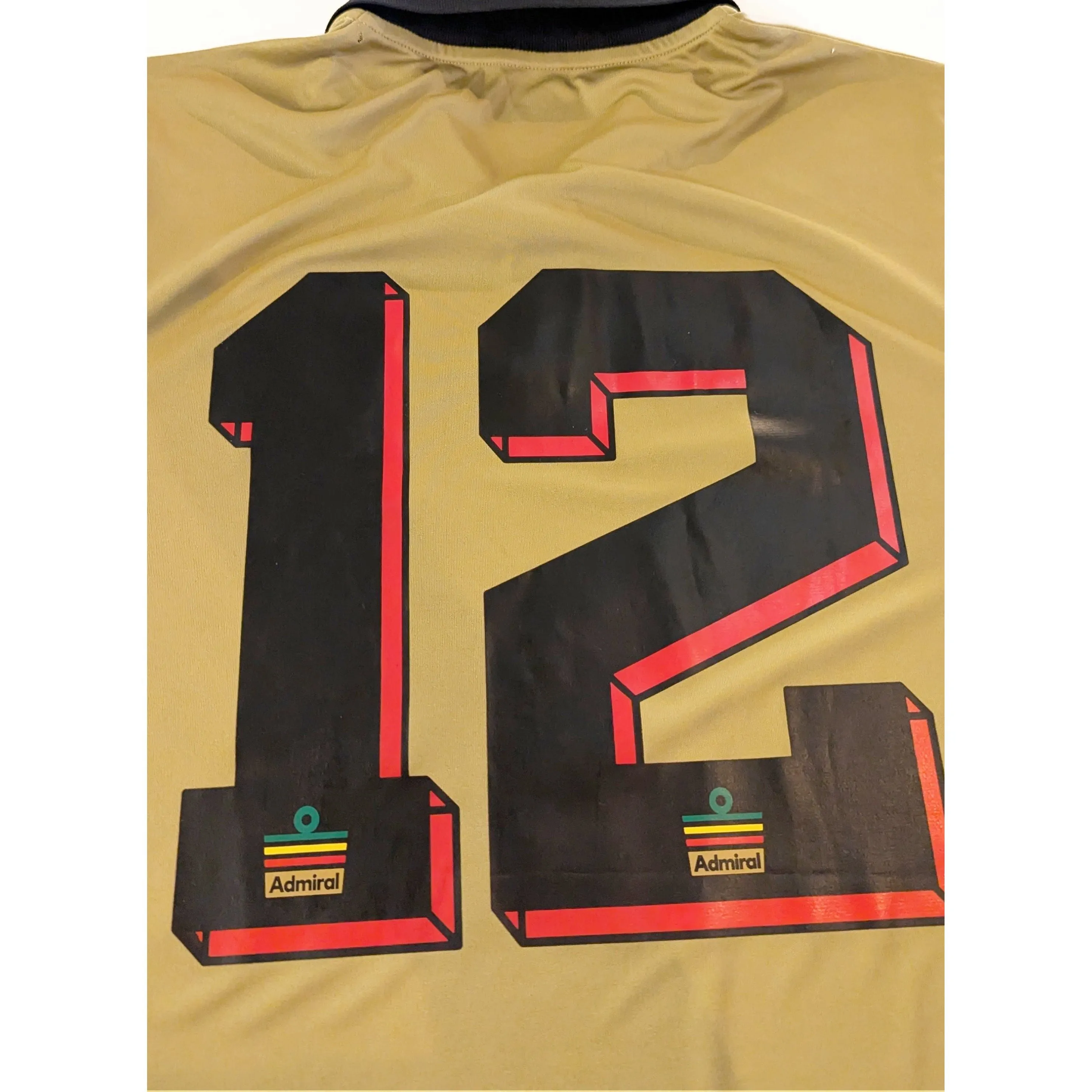 Modfather Clothing x Bob Marley x Admiral - The Natural Mystic Gold Exodus Limited Edition - Football Shirt