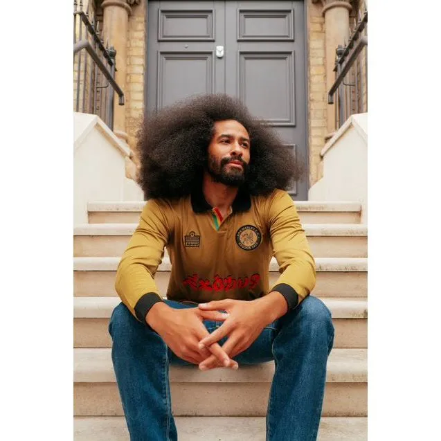 Modfather Clothing x Bob Marley x Admiral - The Natural Mystic Gold Exodus Limited Edition - Football Shirt