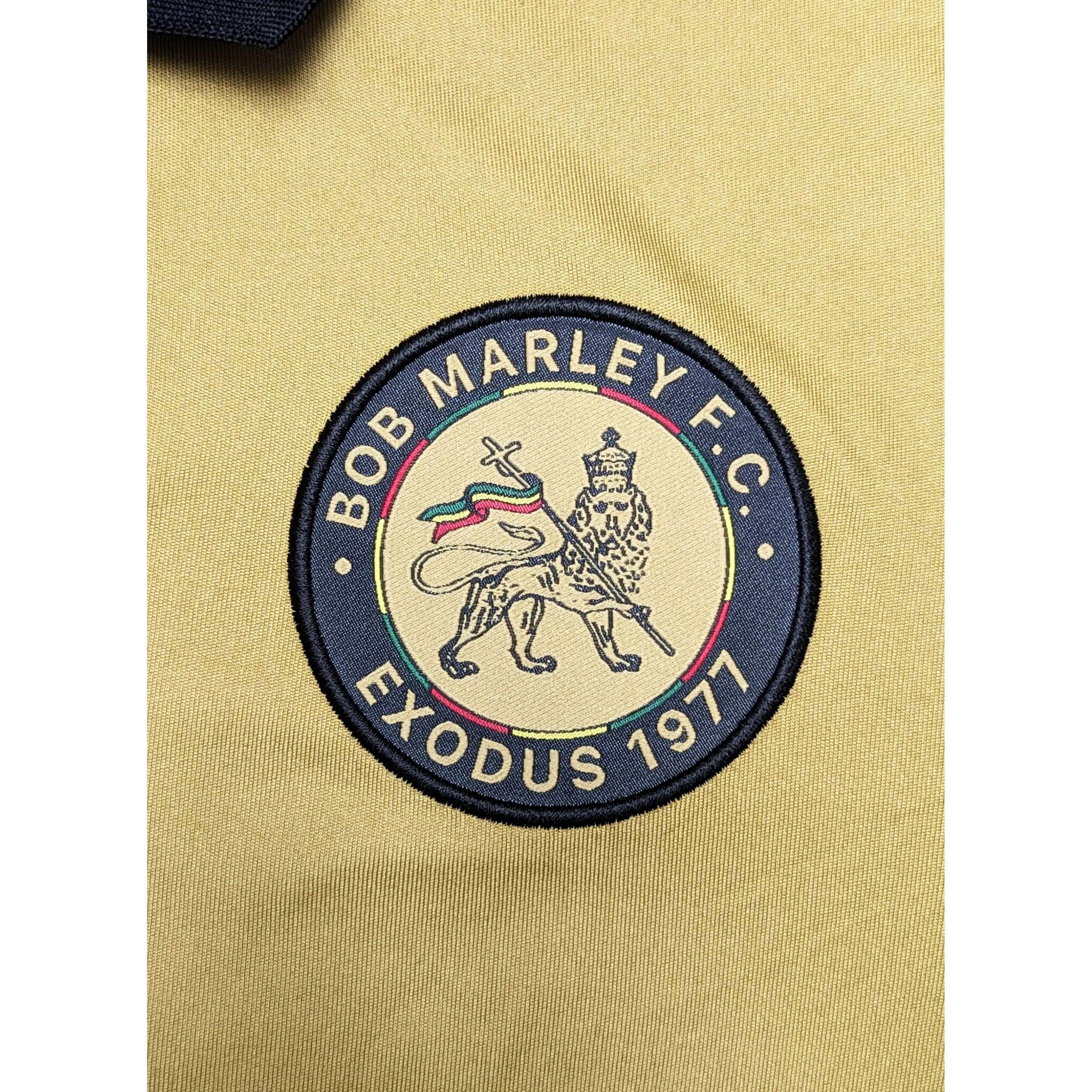 Modfather Clothing x Bob Marley x Admiral - The Natural Mystic Gold Exodus Limited Edition - Football Shirt