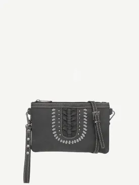 Montana West Tribal Whipstitch Western Crossbody Clutch