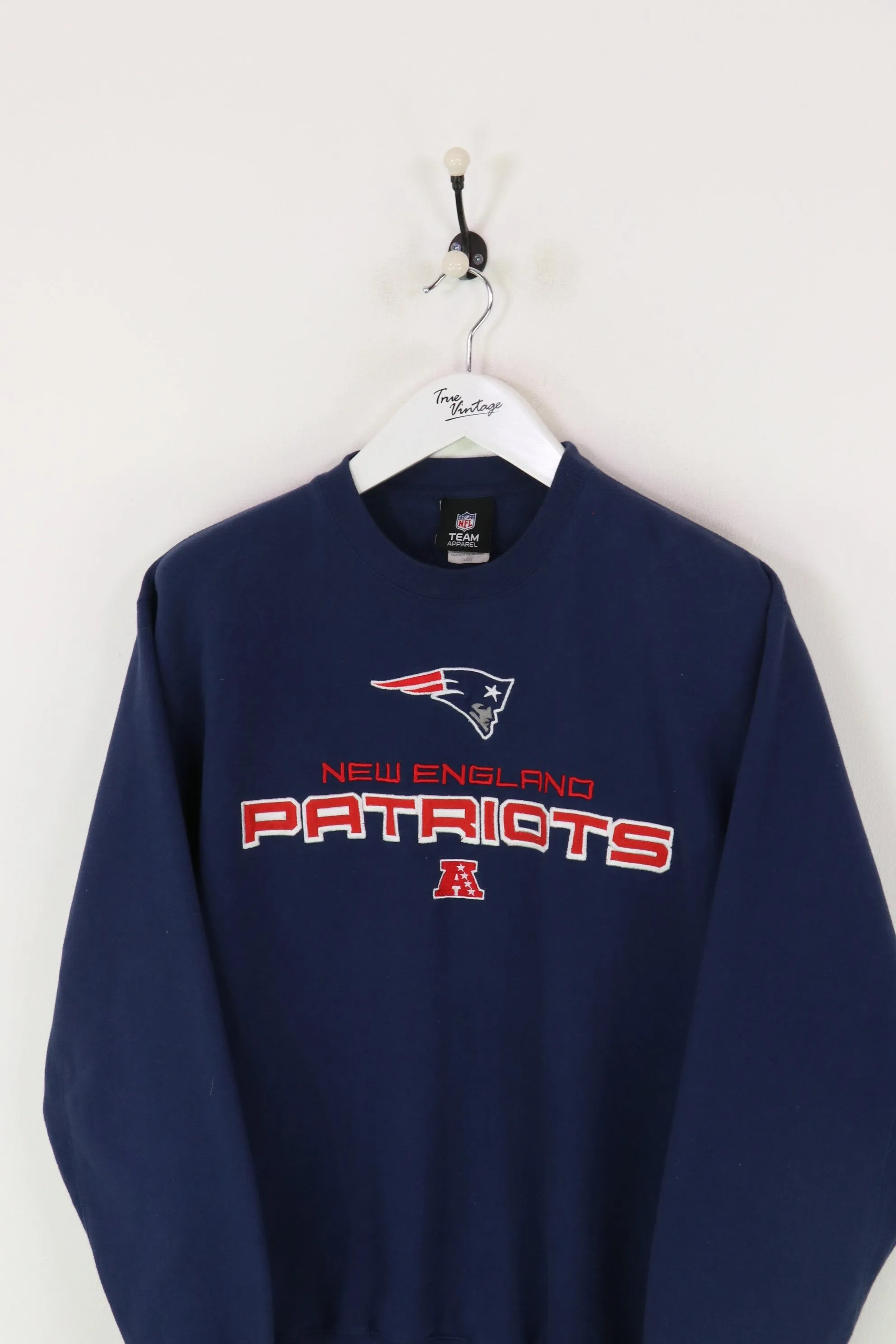 New England Patriots Sweatshirt Navy Large