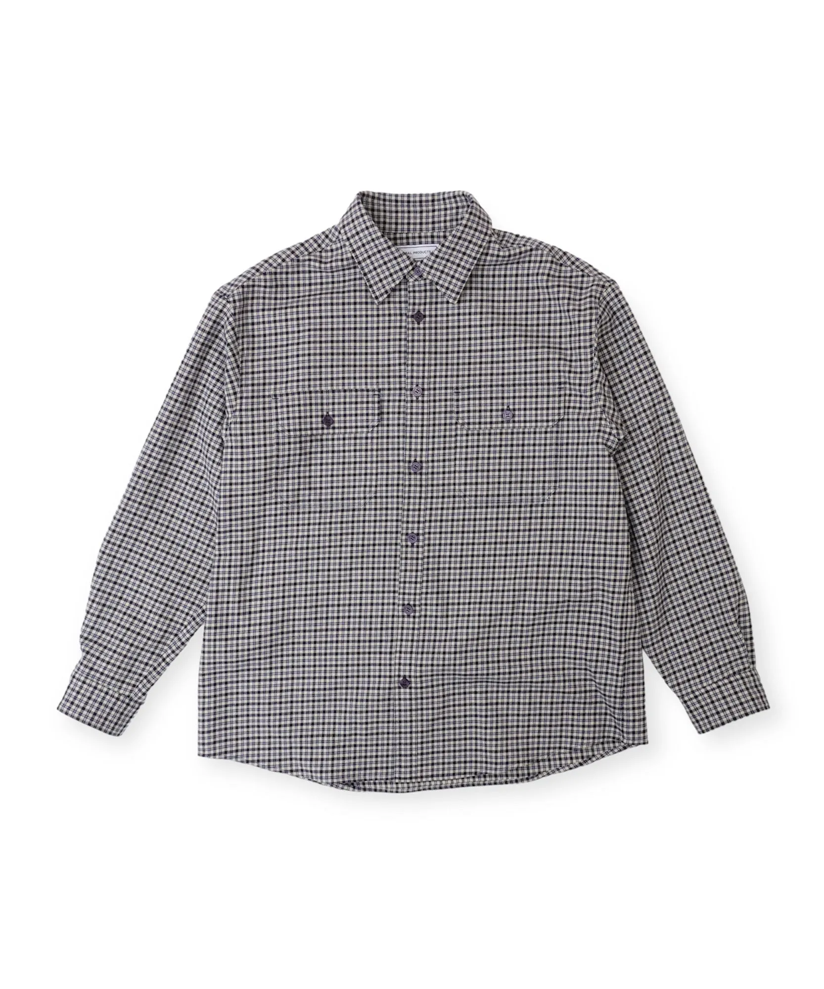 ORIGINAL CHECK L/S WORK SHIRTS "NAVY"