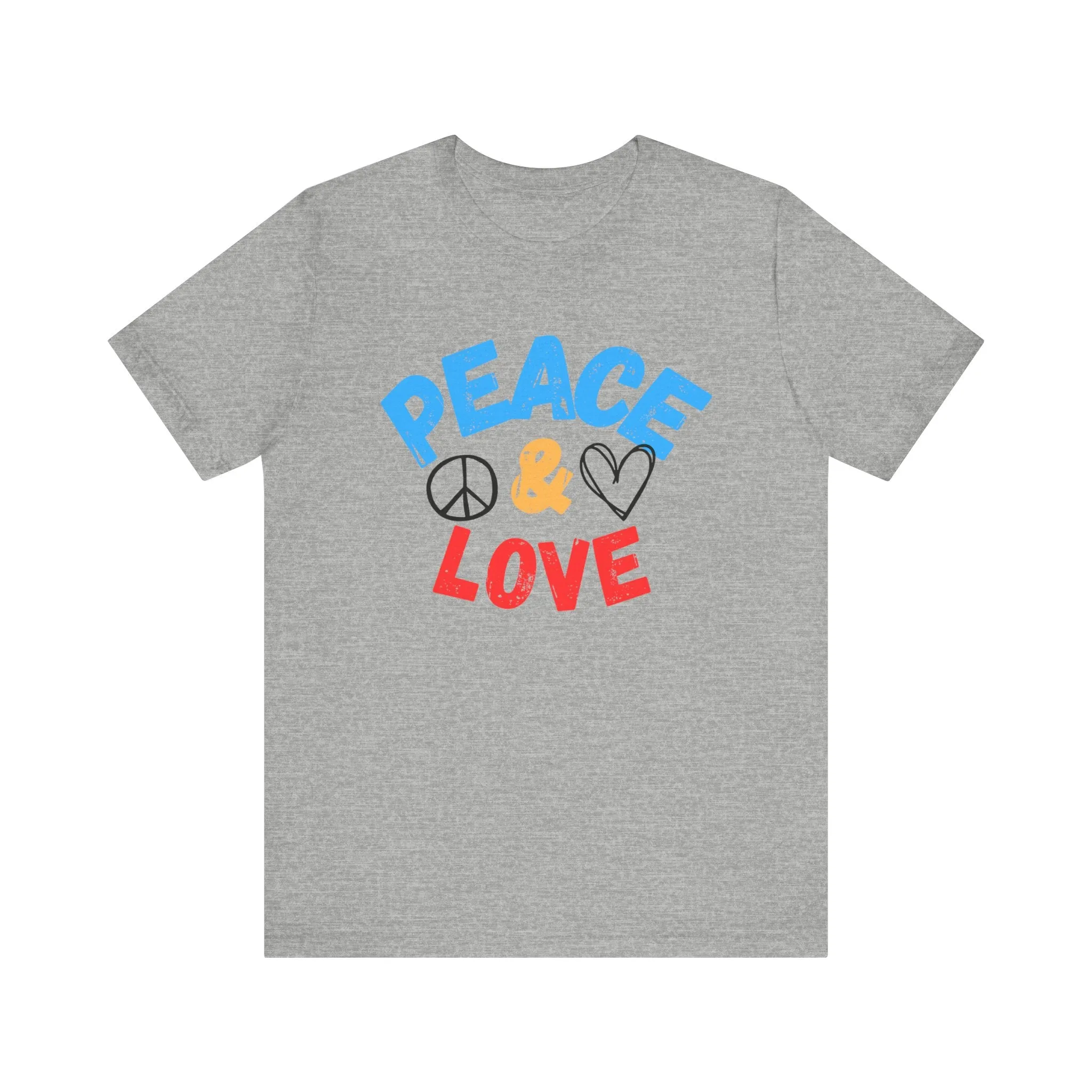 Peace and Love Unisex T-shirt