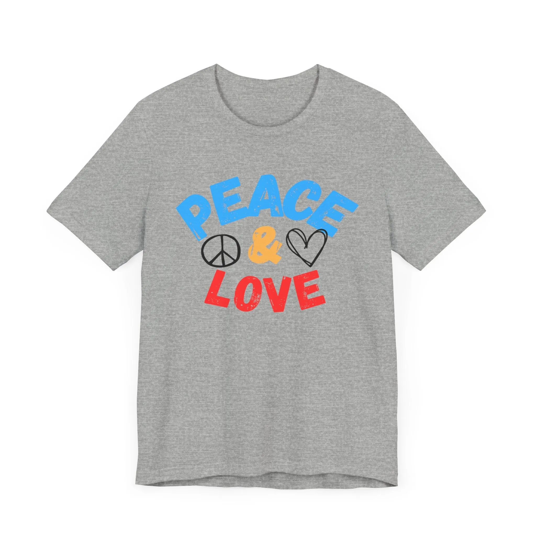 Peace and Love Unisex T-shirt