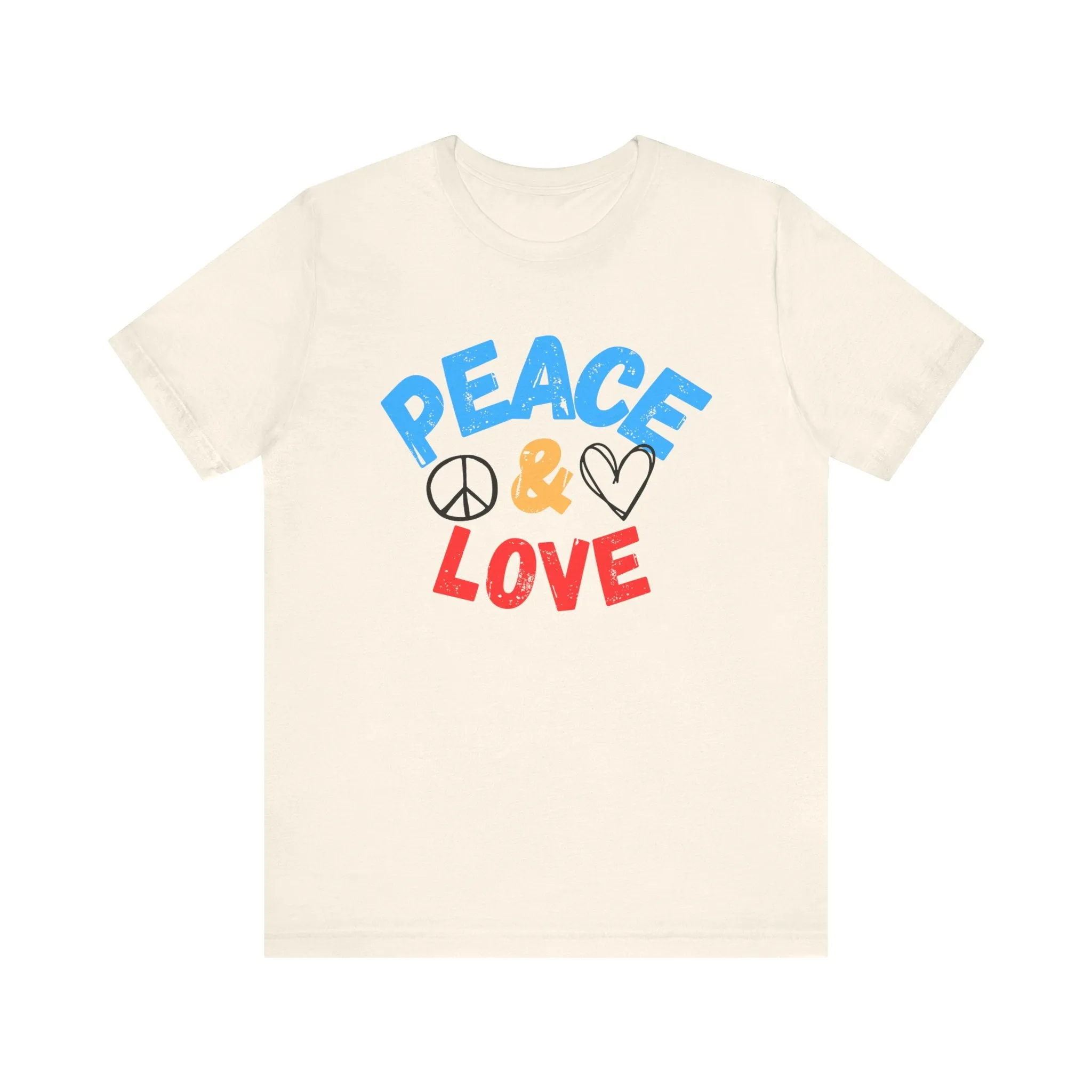 Peace and Love Unisex T-shirt