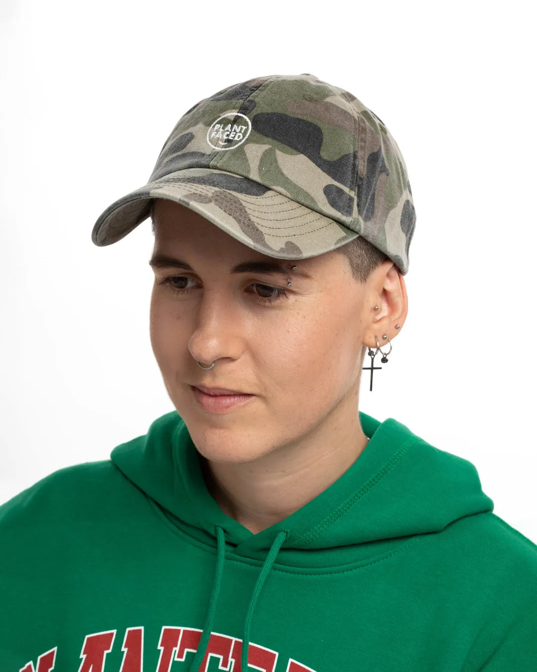 Plant Faced Dad Hat - Camo