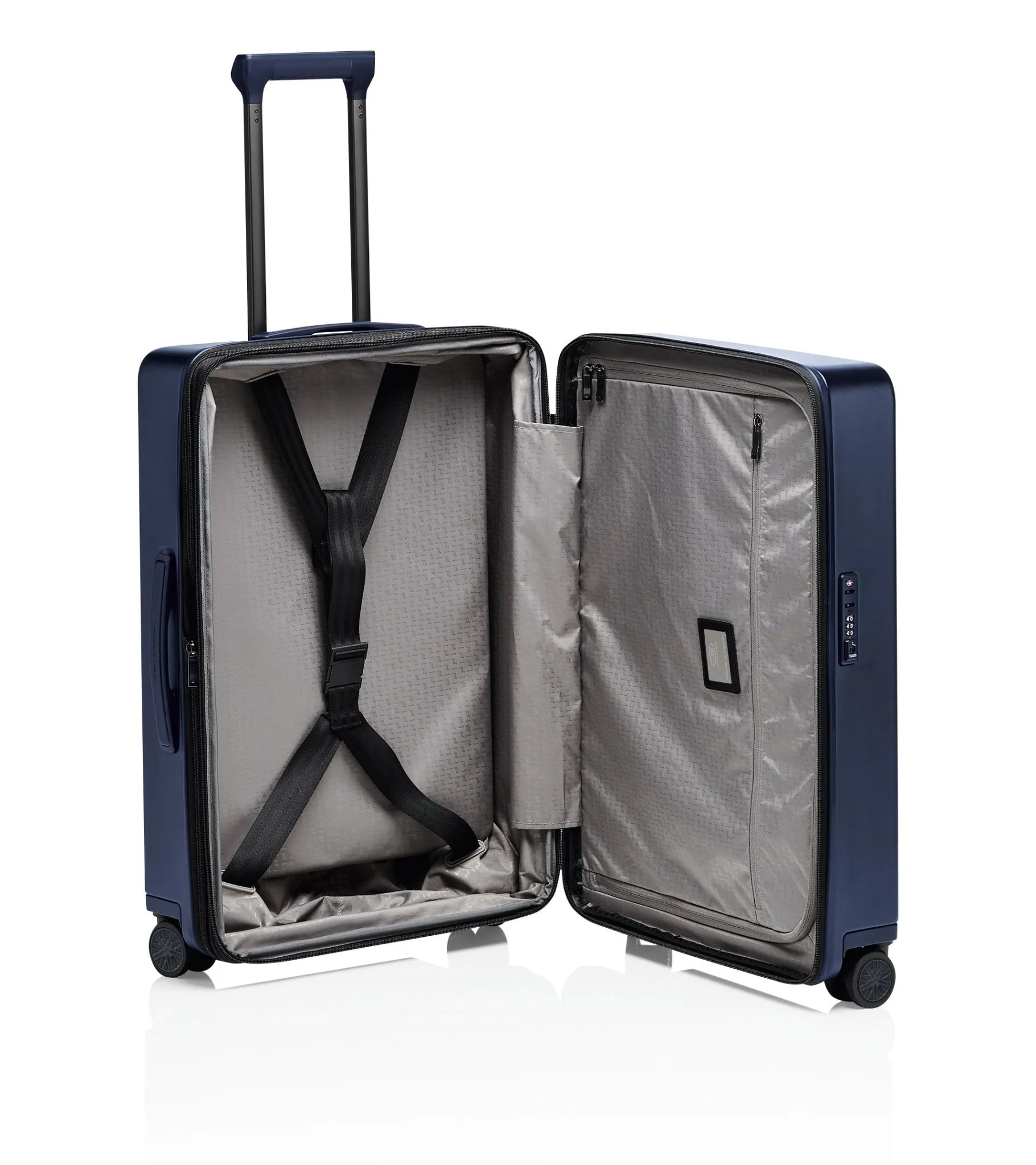 PORSCHE DESIGN Roadster Hardcase 69cm 4W Medium Trolley | Dark Blue