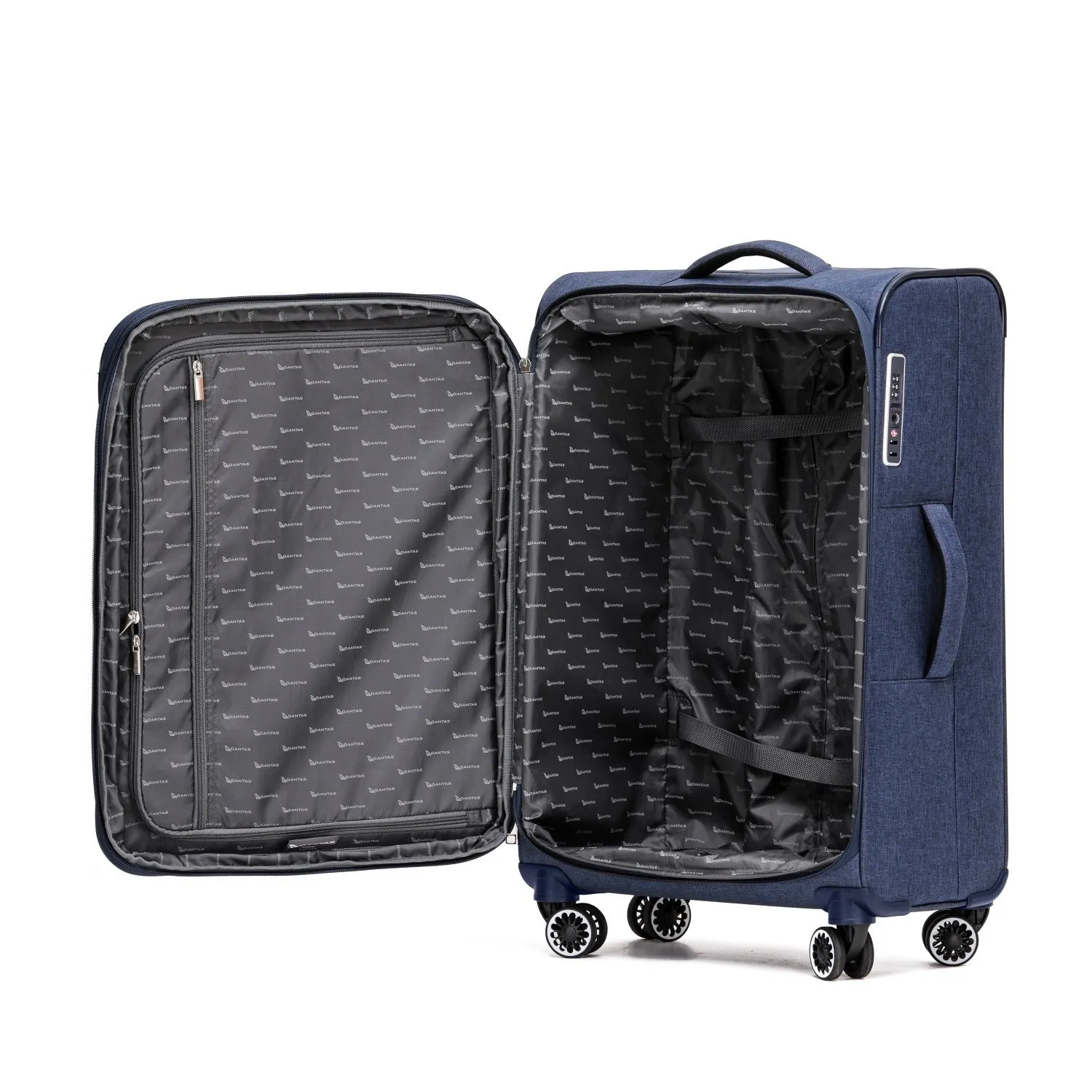 Qantas Adelaide Softside Trolley 3 Piece Set QF400SET