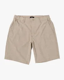 RVCA ALL TIME COASTAL SOLID MEN'S HYBRID SHORT