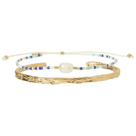 Summer Bracelet Stack - Blue