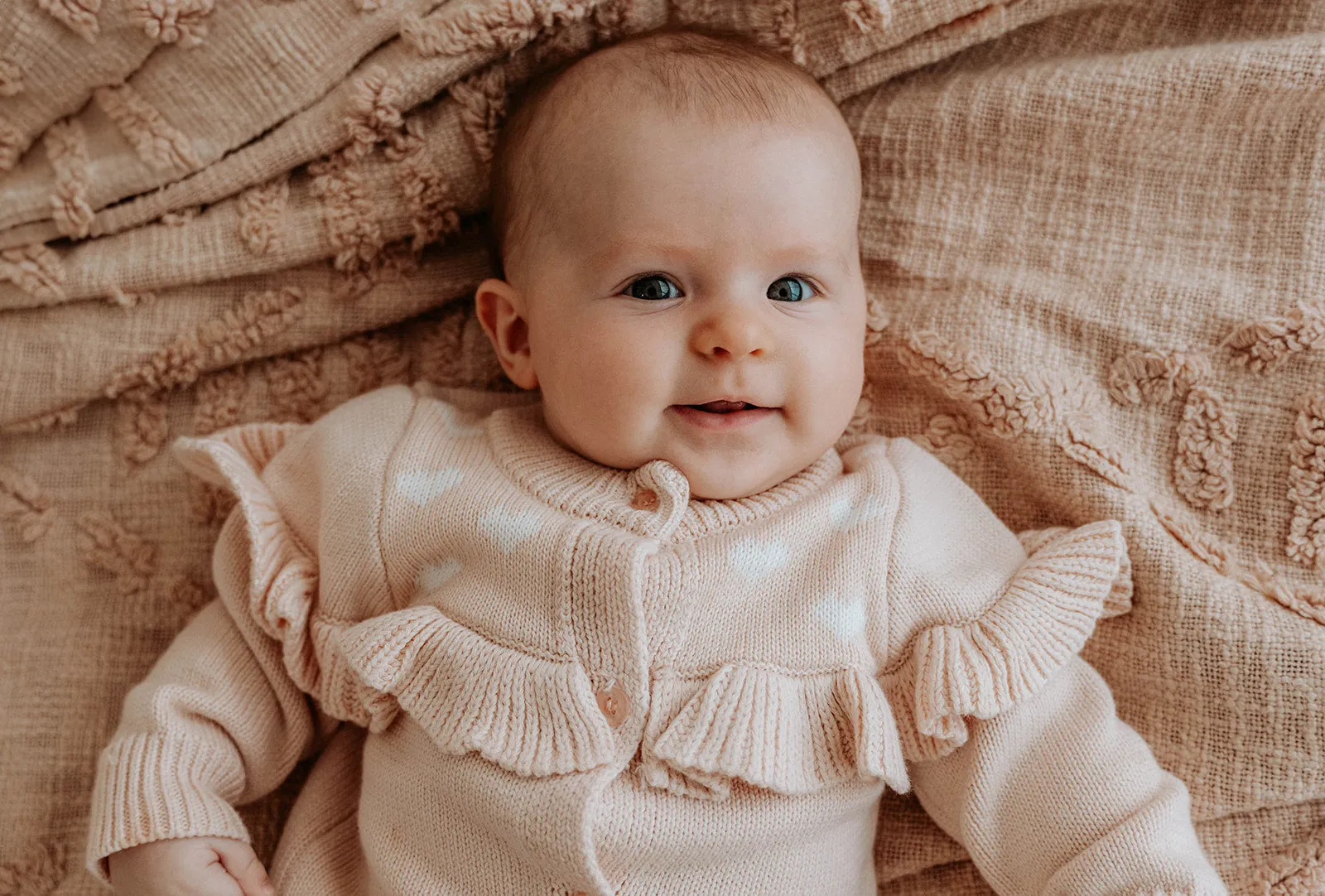 Sweetheart cardigan - Blush