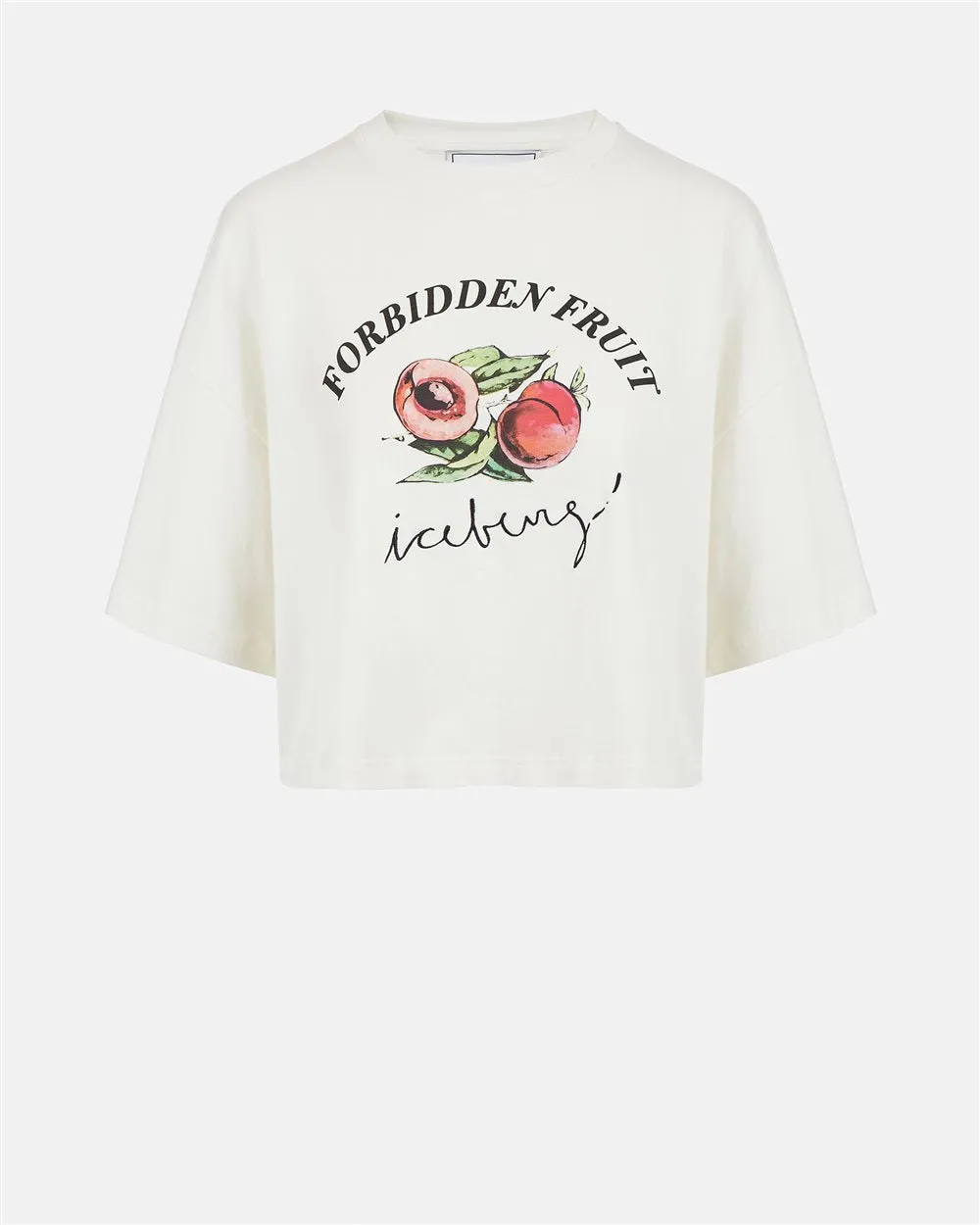 T-Shirt Forbidden Fruit Print - Iceberg